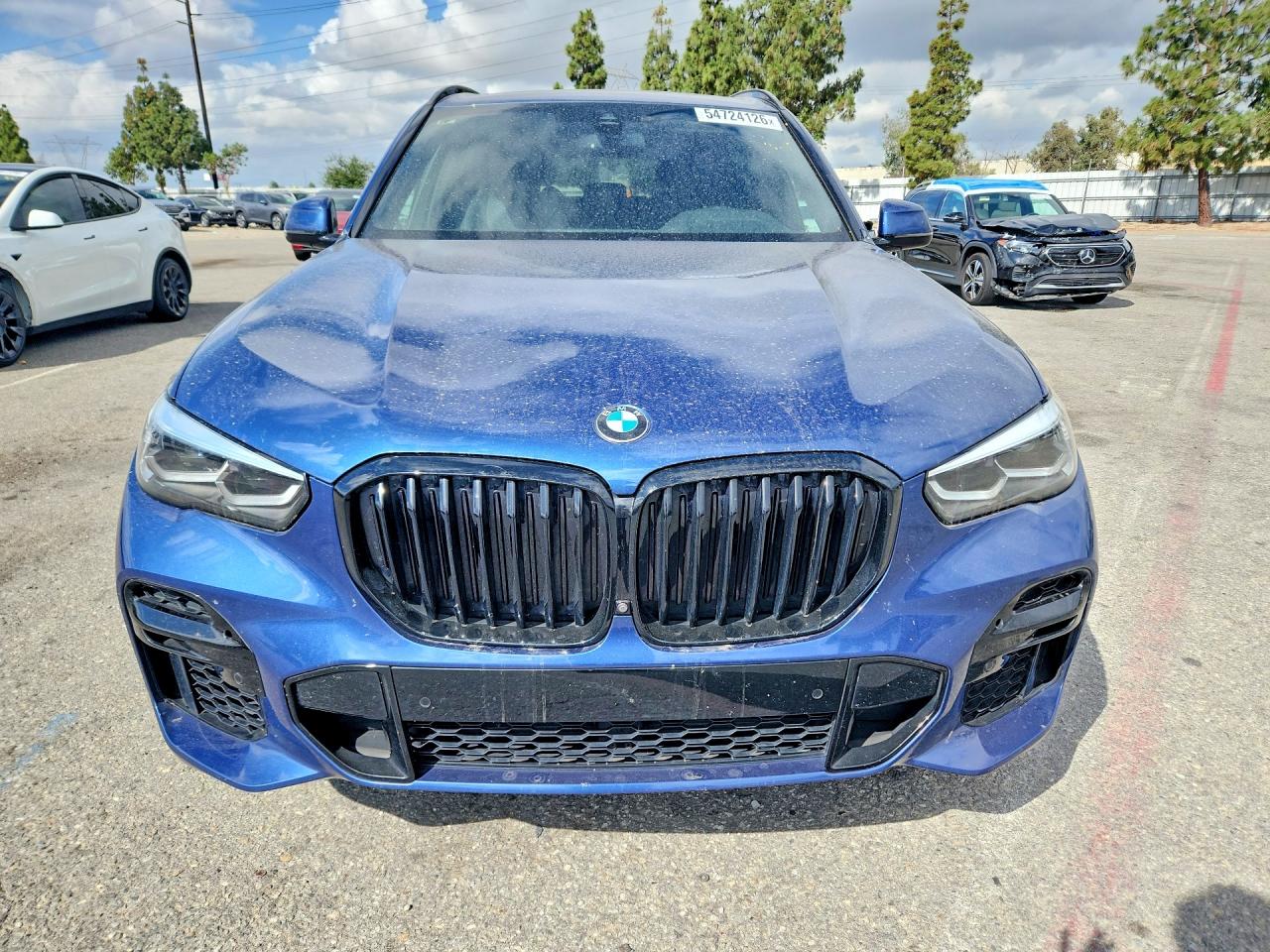 2022 Bmw X5 Xdrive40i Blue vin: 5UXCR6C0XN9M53268