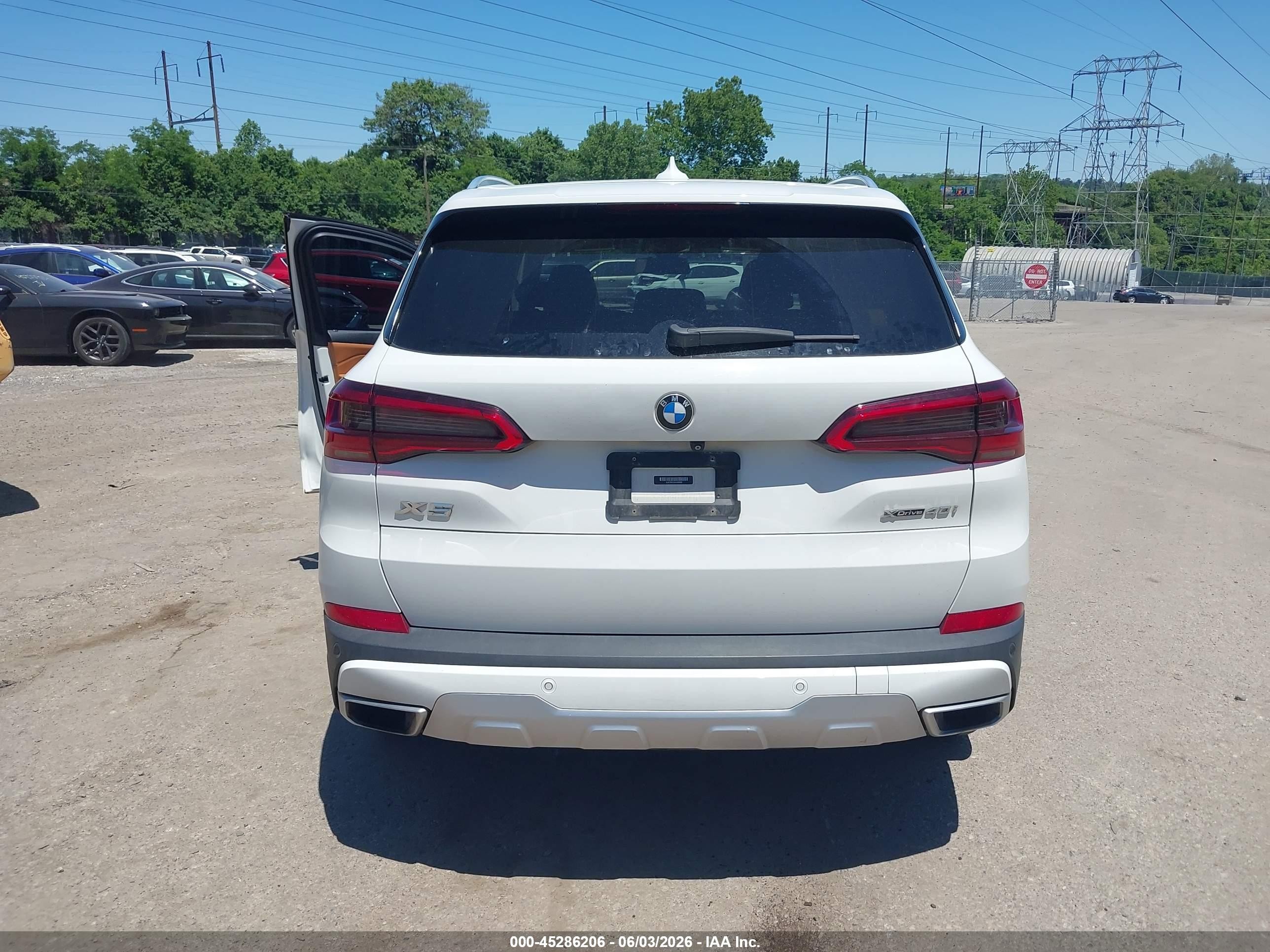 2019 Bmw X5 Xdrive40i Белый vin: 5UXCR6C53KLK89968