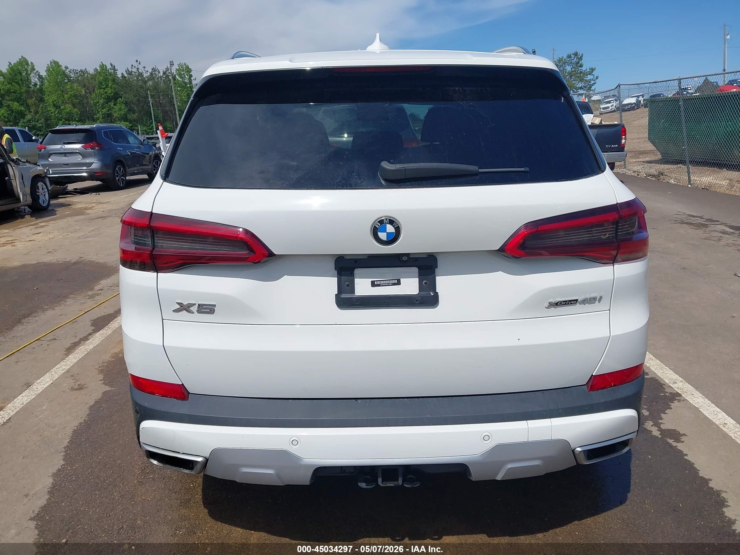 2019 Bmw X5 Xdrive40i White vin: 5UXCR6C53KLL39817