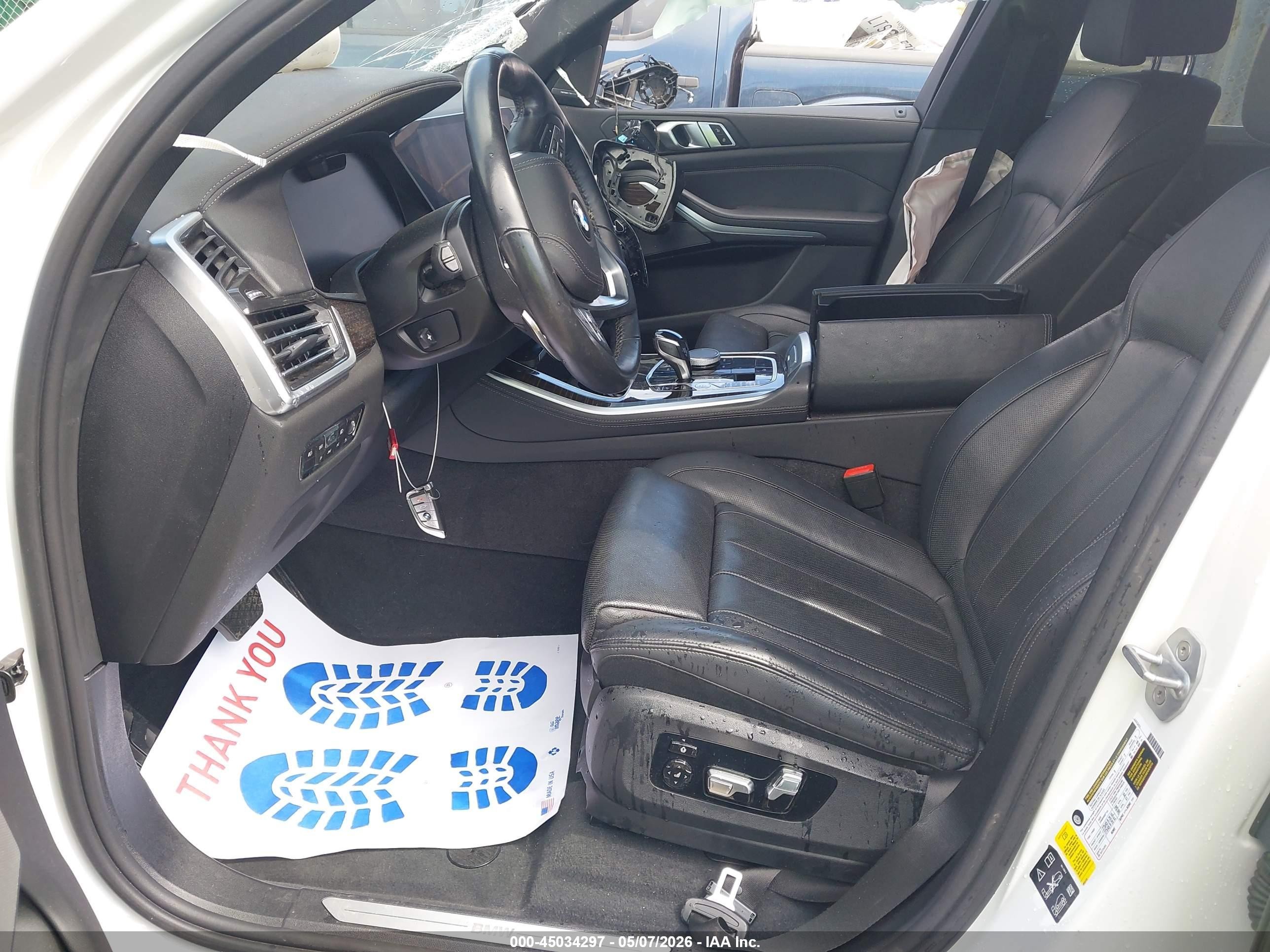 2019 Bmw X5 Xdrive40i White vin: 5UXCR6C53KLL39817