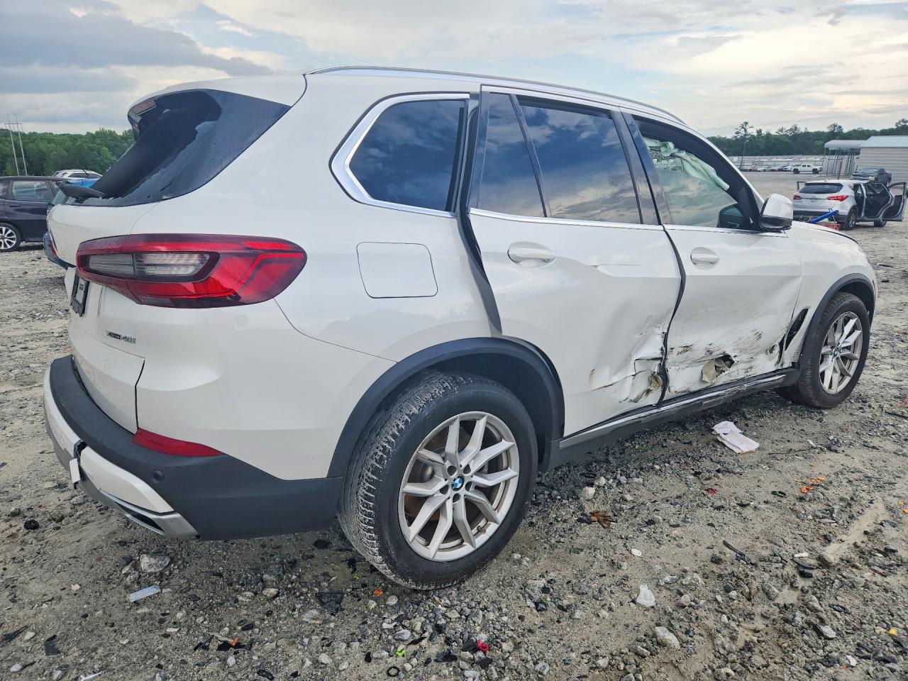 2019 Bmw X5 Xdrive40i White vin: 5UXCR6C59KLL60798