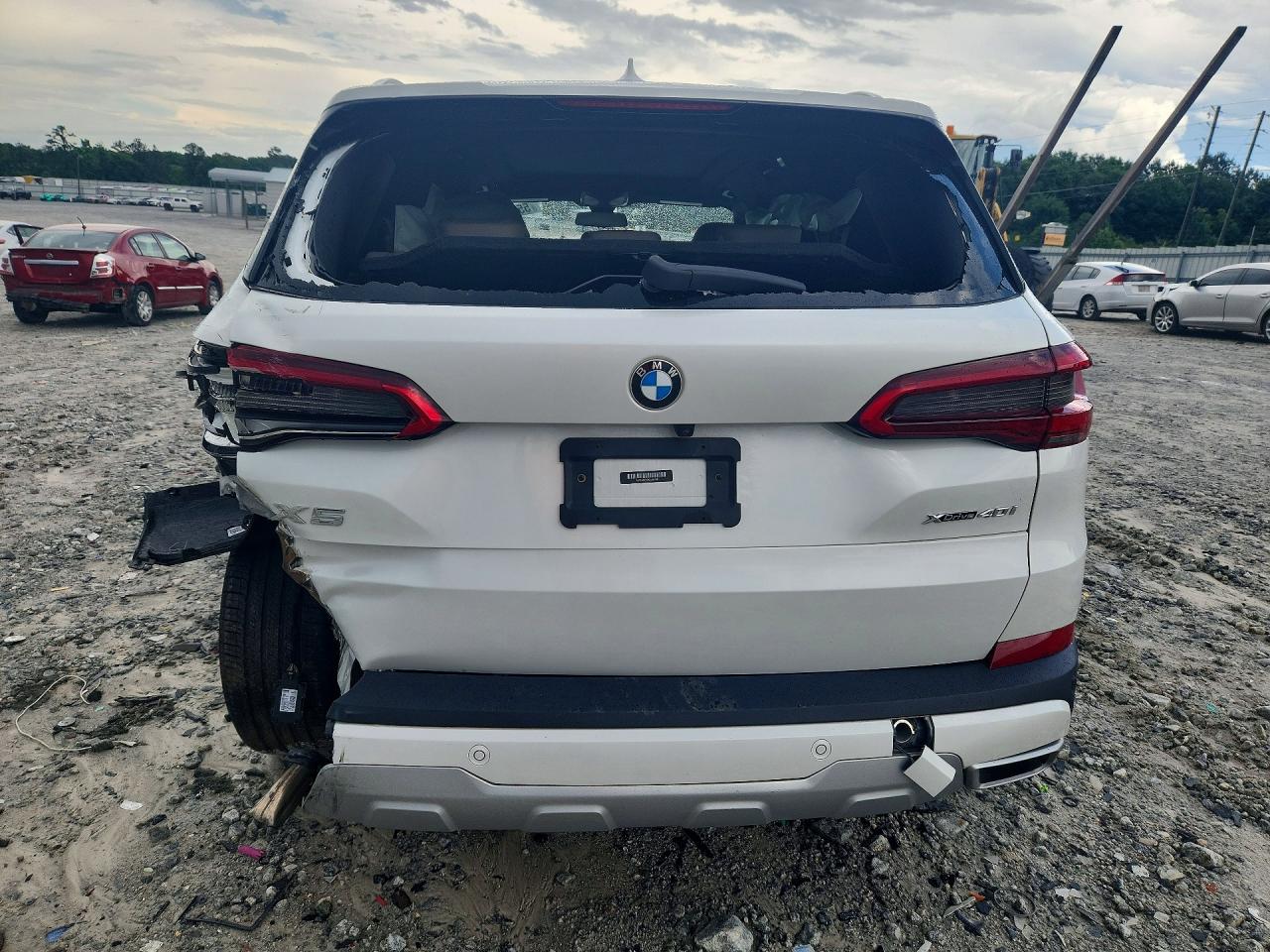 2019 Bmw X5 Xdrive40i White vin: 5UXCR6C59KLL60798