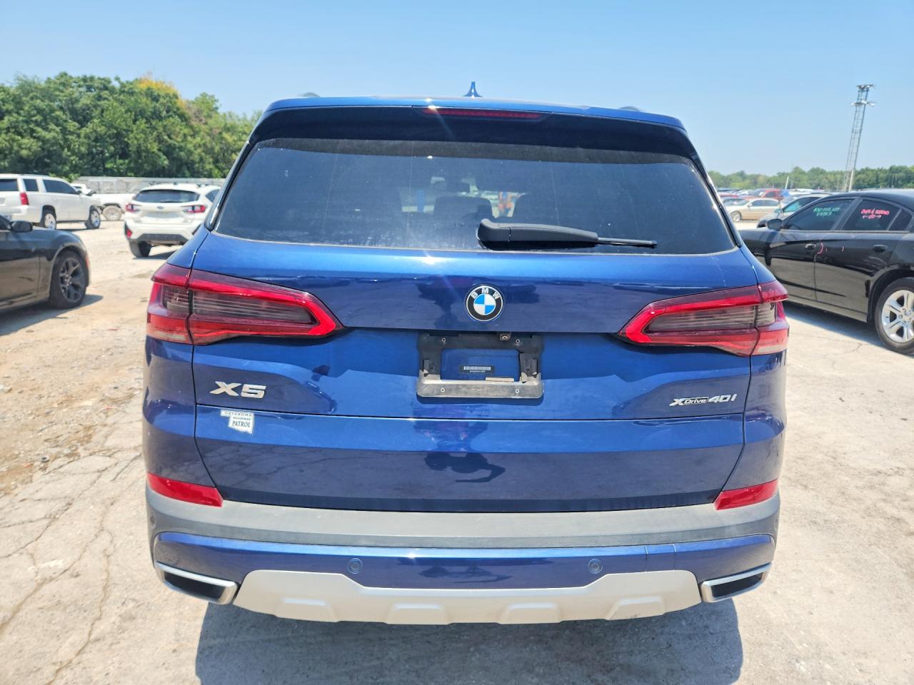 2019 Bmw X5 Xdrive40i Blue vin: 5UXCR6C5XKLL35506