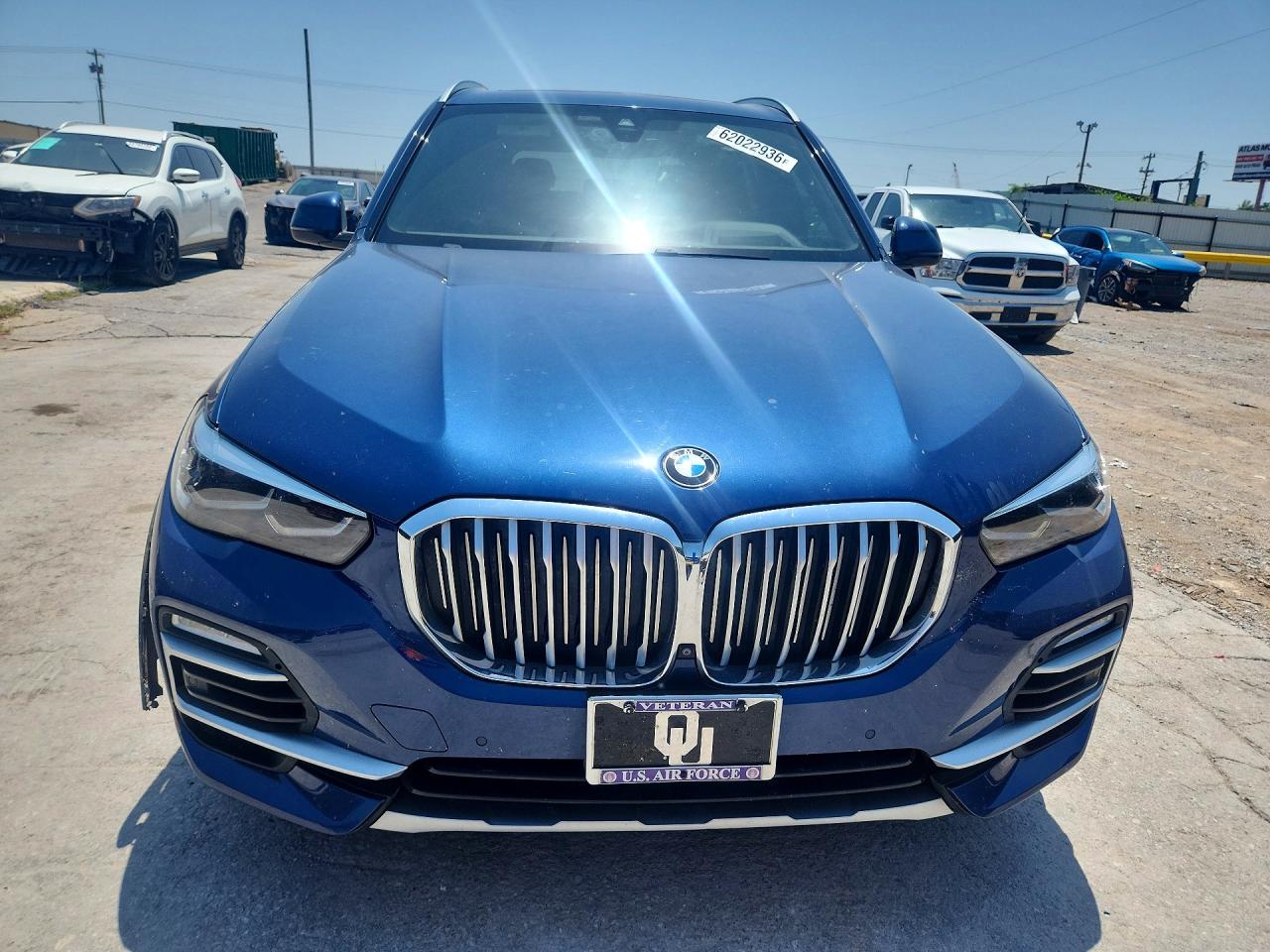 2019 Bmw X5 Xdrive40i Blue vin: 5UXCR6C5XKLL35506
