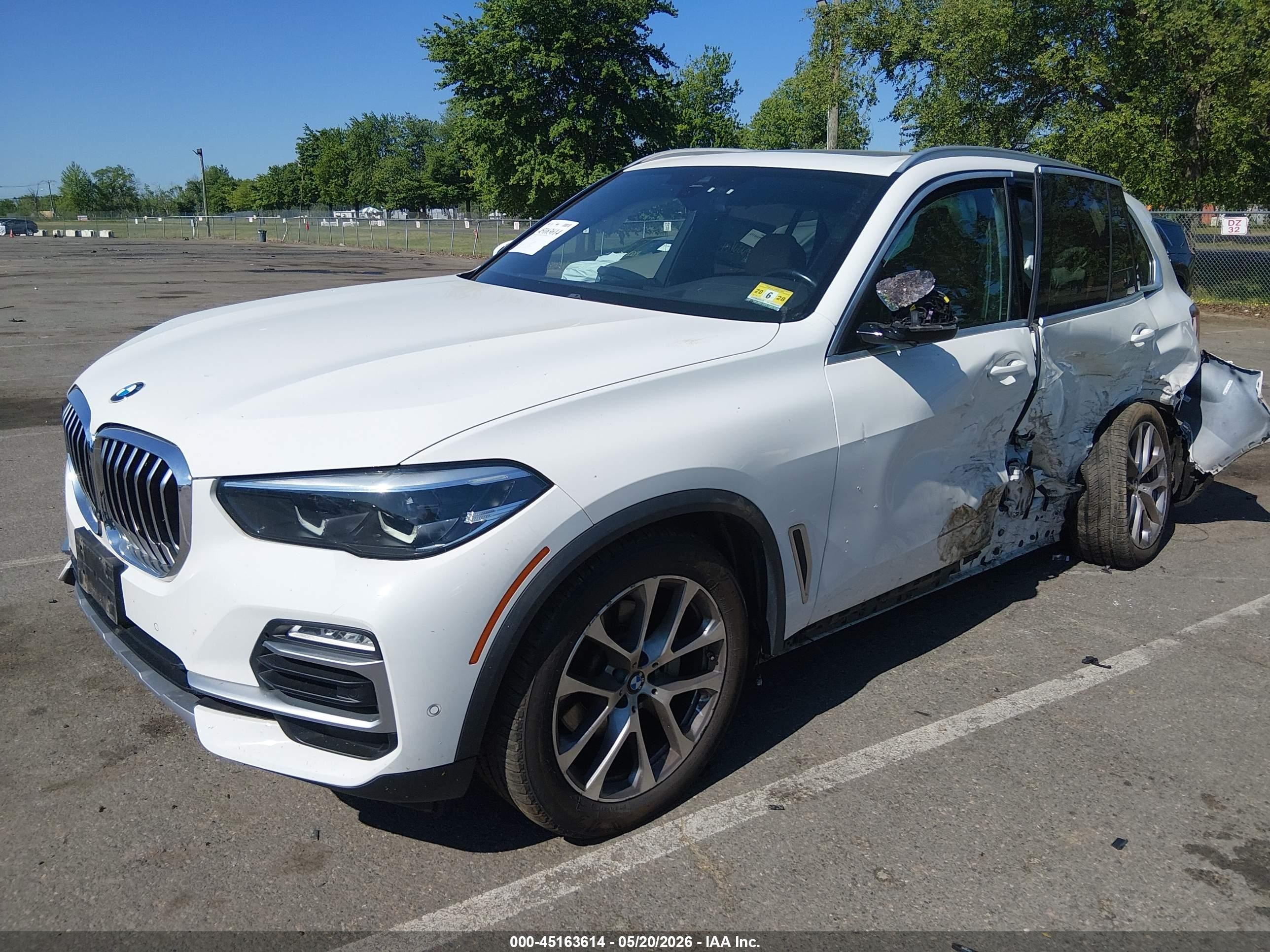 2019 Bmw X5 Xdrive40i White vin: 5UXCR6C5XKLL40365