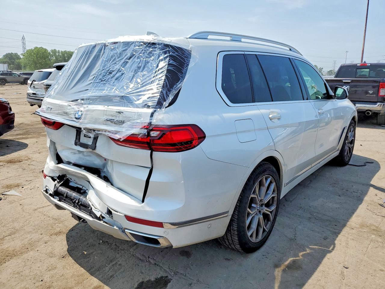 2021 Bmw X7 Xdrive40i Белый vin: 5UXCW2C07M9E24720