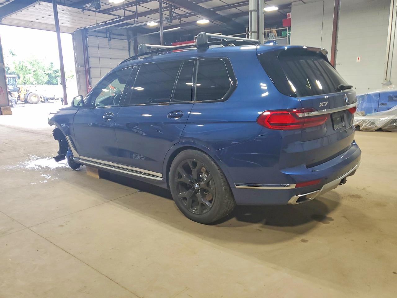 2022 Bmw X7 Xdrive40i Blue vin: 5UXCW2C07N9L44560