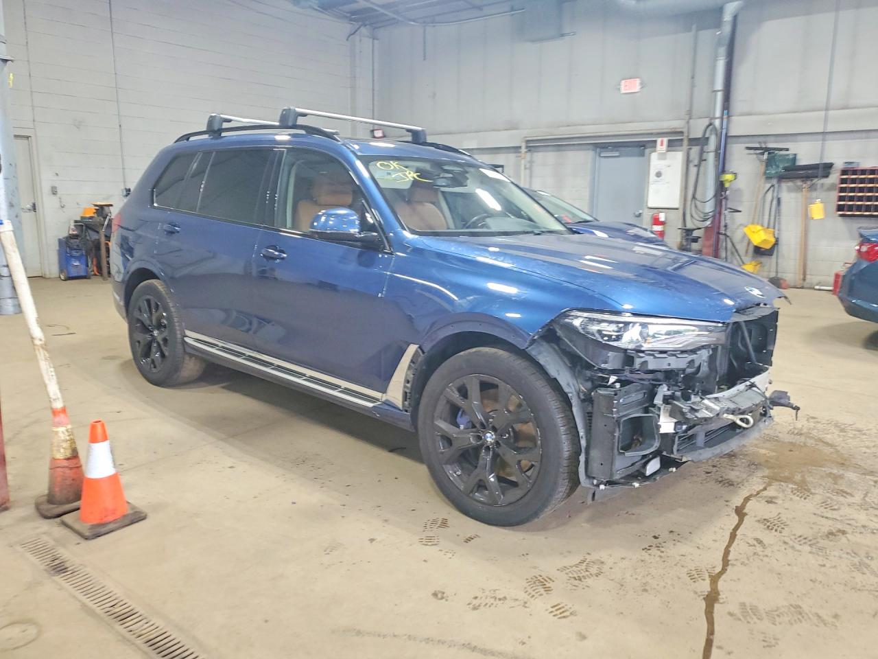 2022 Bmw X7 Xdrive40i Blue vin: 5UXCW2C07N9L44560