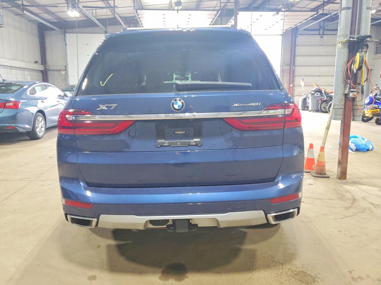 2022 Bmw X7 Xdrive40i Blue vin: 5UXCW2C07N9L44560
