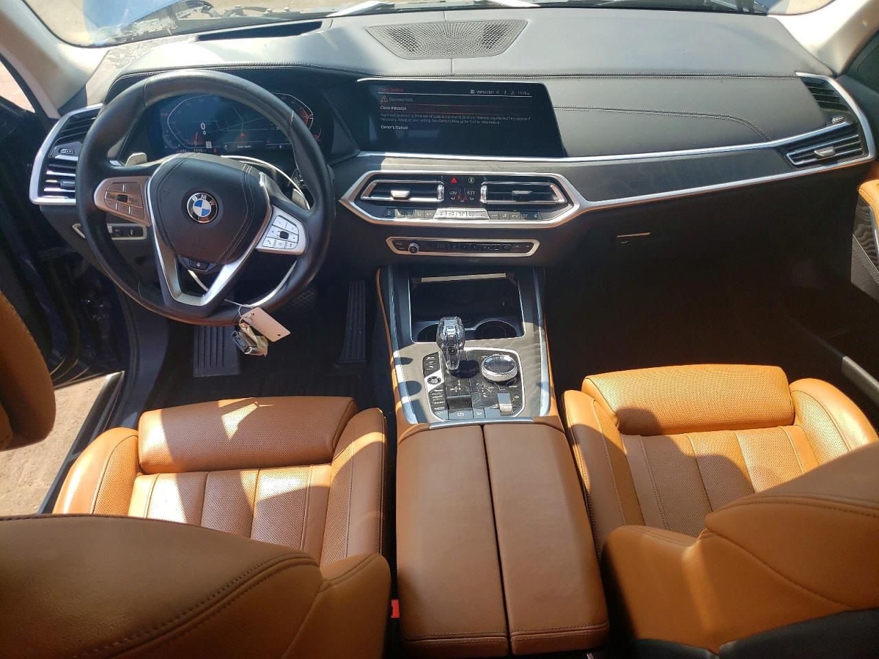 2022 Bmw X7 Xdrive40i Blue vin: 5UXCW2C07N9L44560