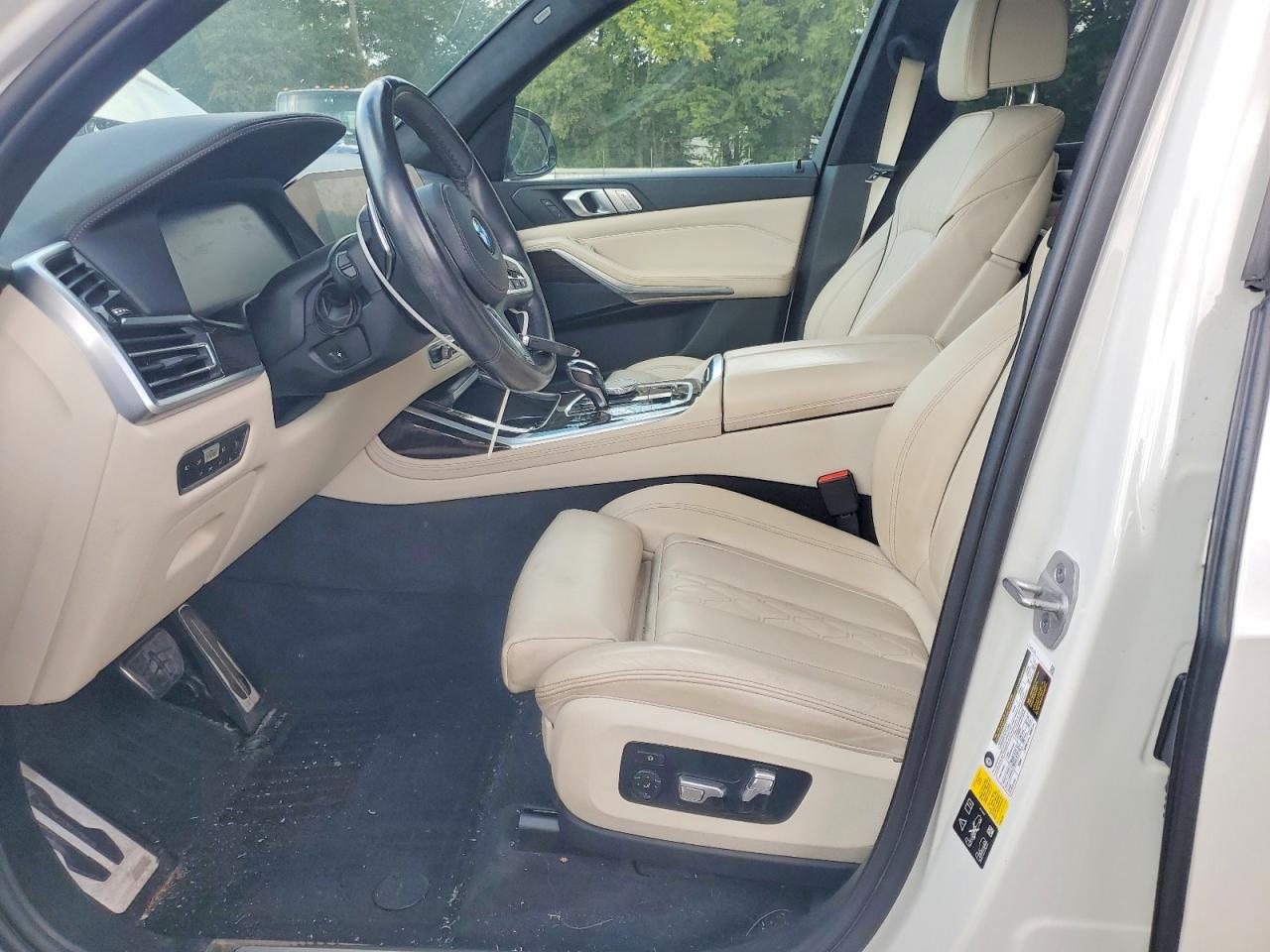 2021 Bmw X7 Xdrive40i White vin: 5UXCW2C08M9F34336