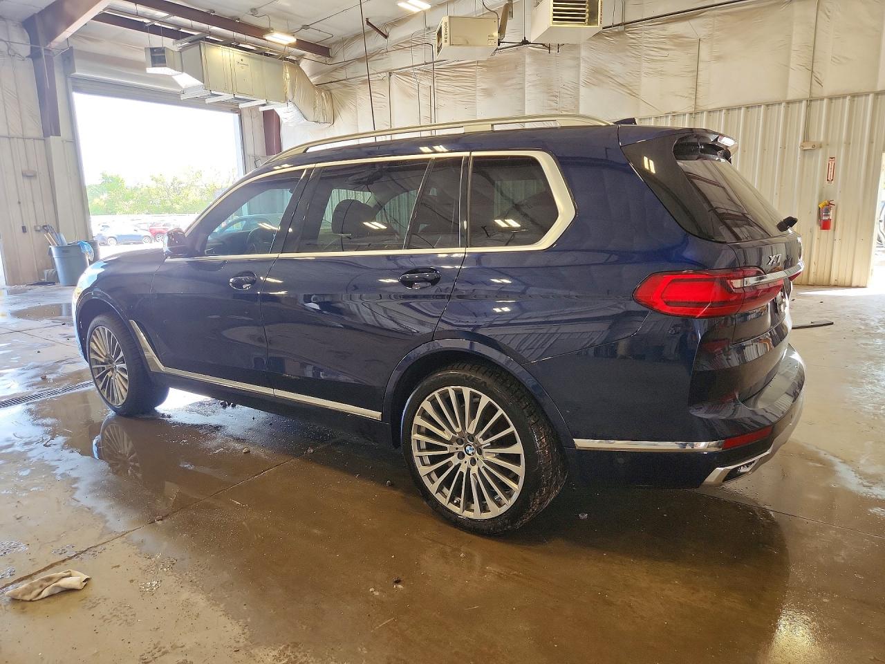 2022 Bmw X7 Xdrive40i Синий vin: 5UXCW2C08N9L24785