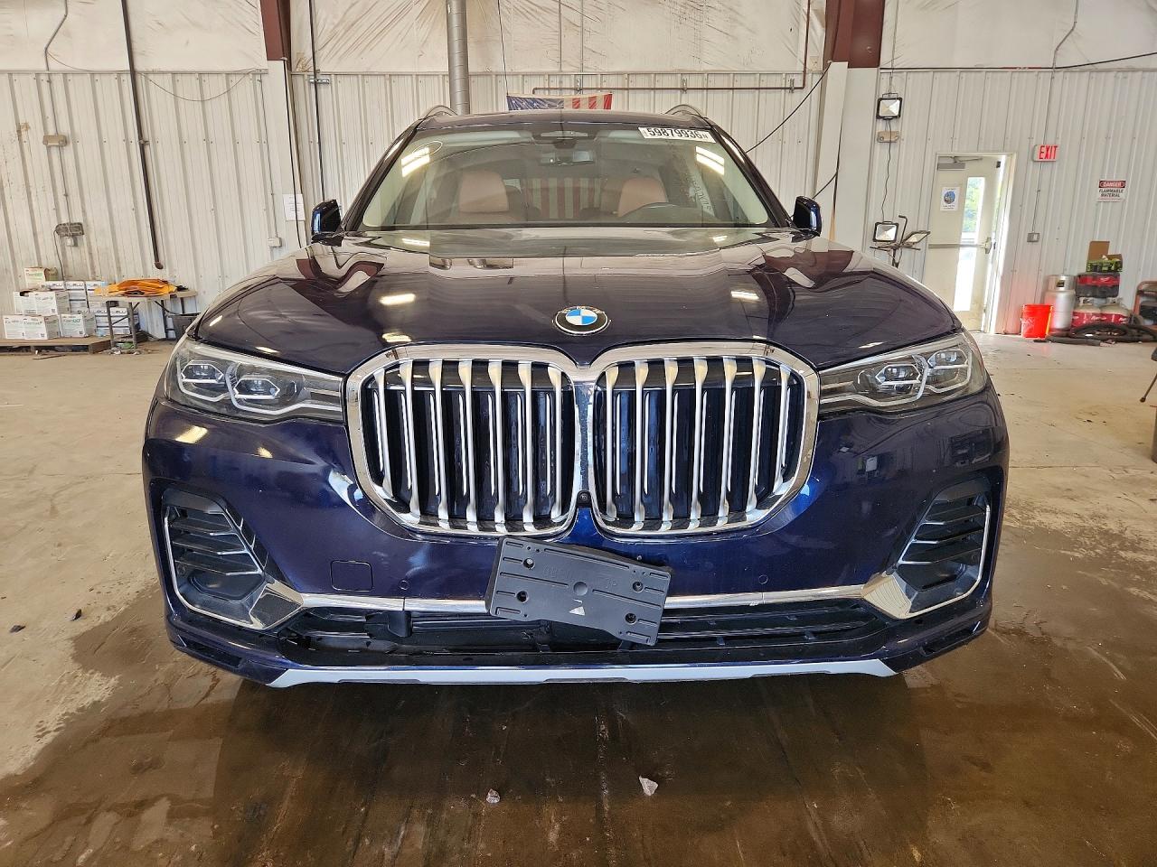 2022 Bmw X7 Xdrive40i Синий vin: 5UXCW2C08N9L24785