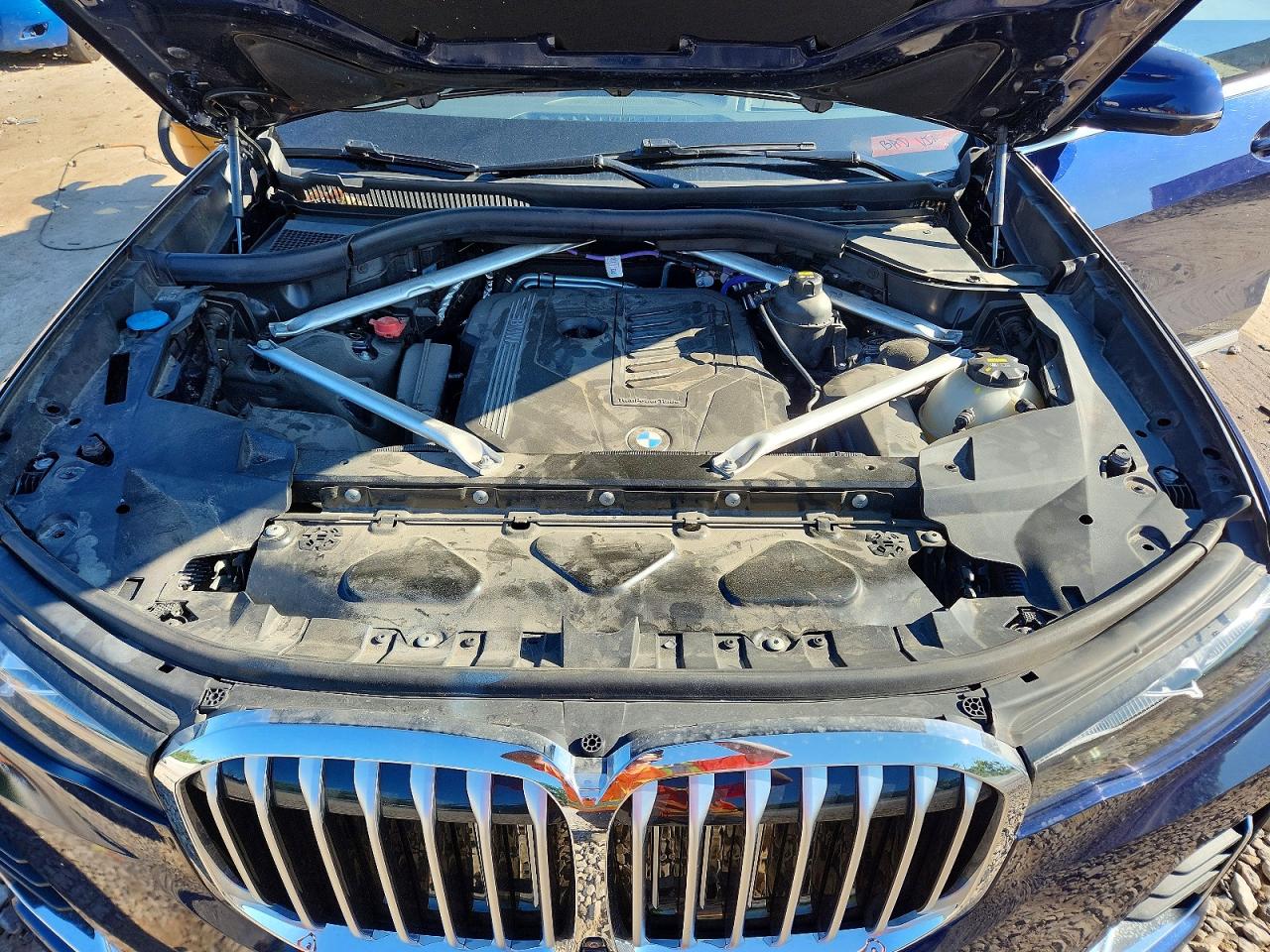 2022 Bmw X7 Xdrive40i Синий vin: 5UXCW2C08N9L24785