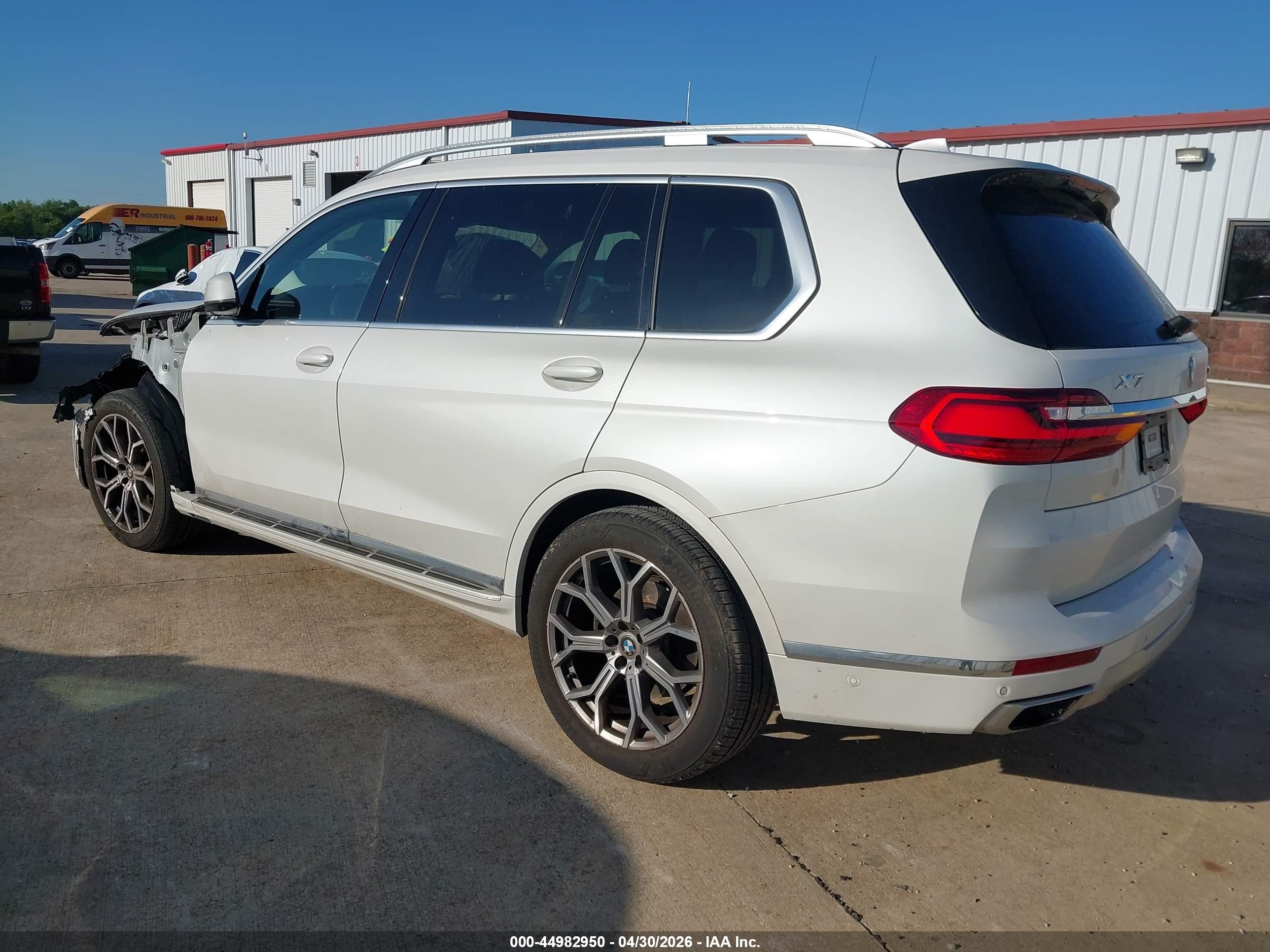 2022 Bmw X7 Xdrive40i White vin: 5UXCW2C08N9N07054
