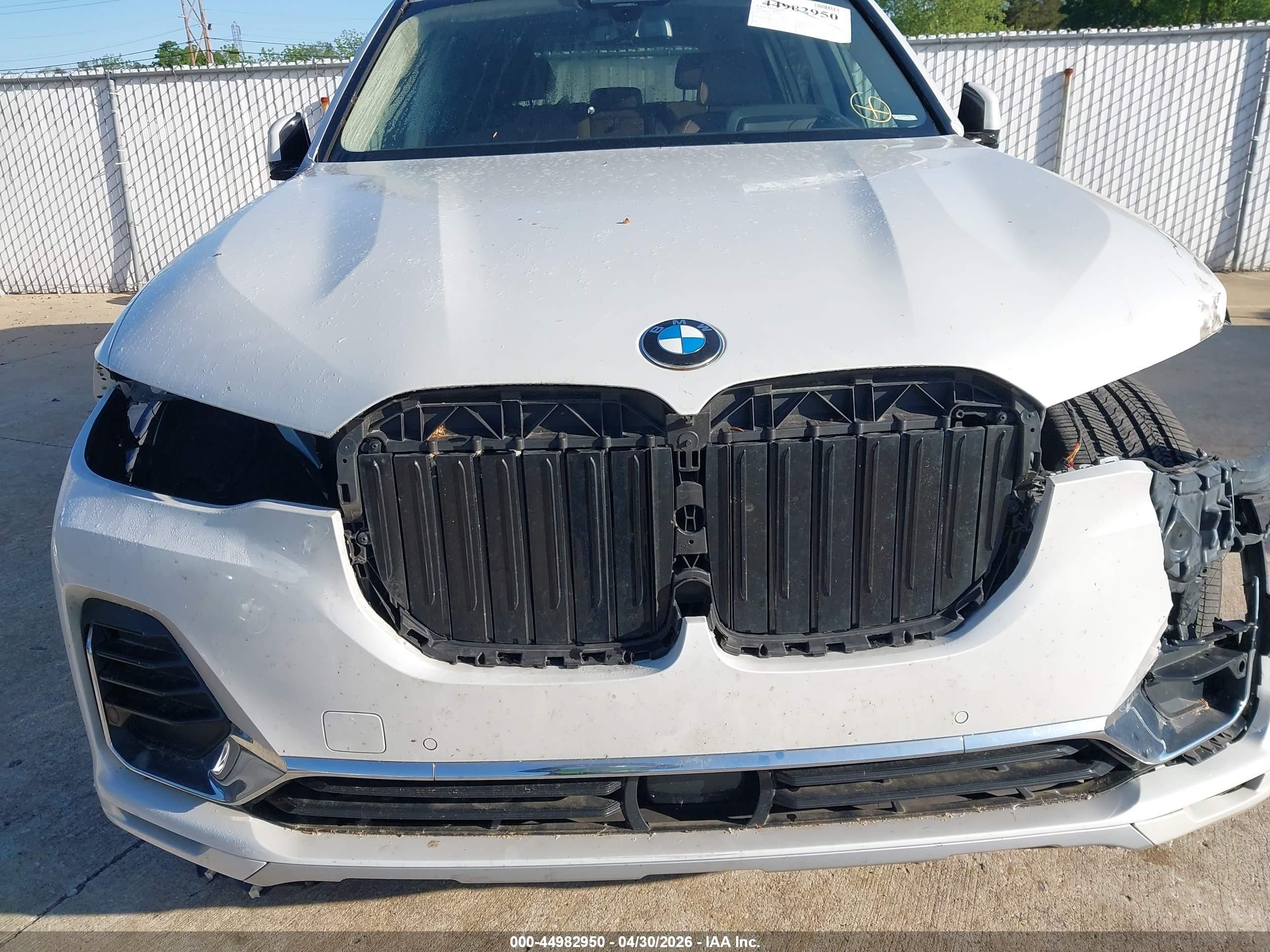 2022 Bmw X7 Xdrive40i White vin: 5UXCW2C08N9N07054