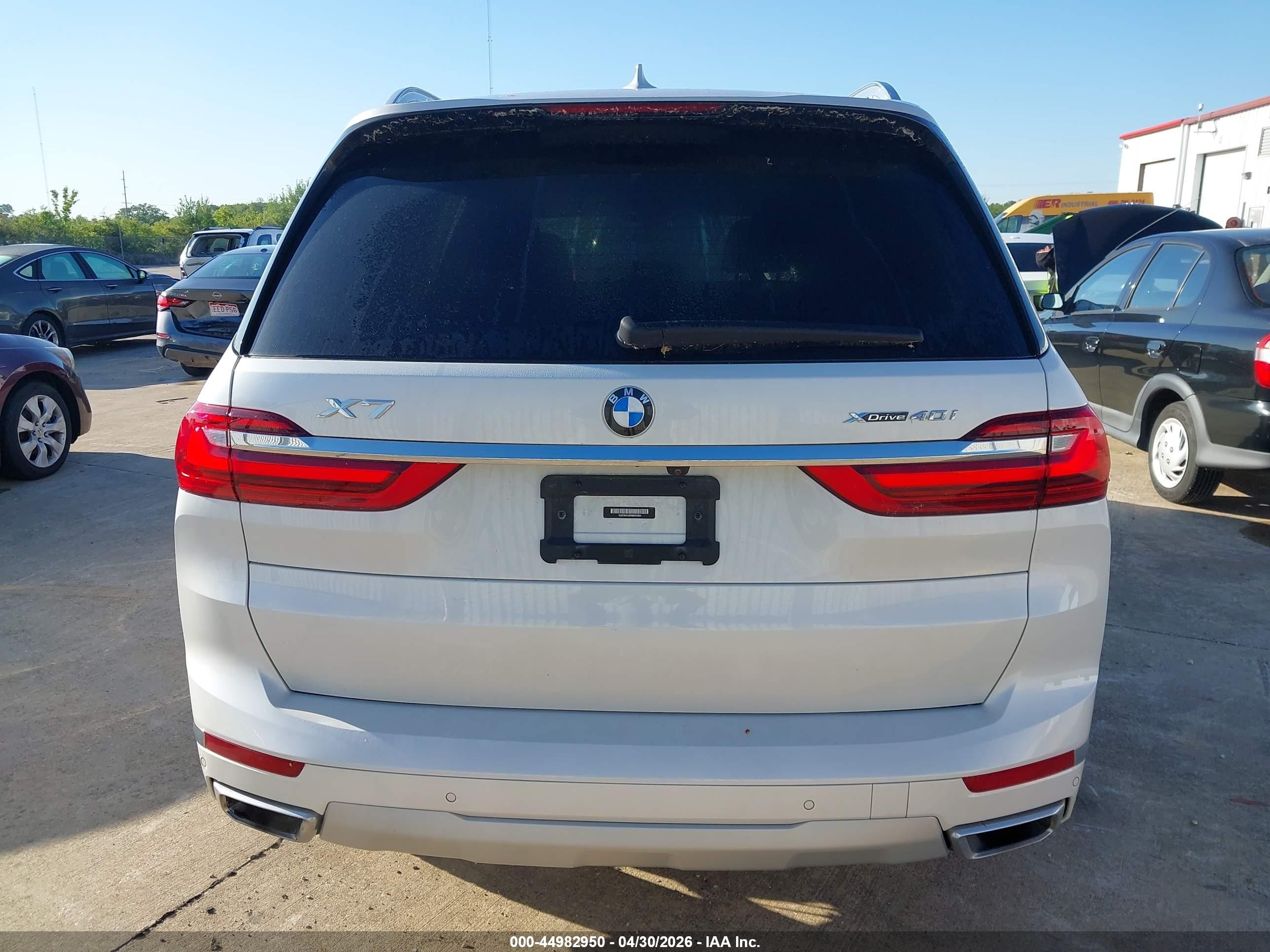 2022 Bmw X7 Xdrive40i White vin: 5UXCW2C08N9N07054