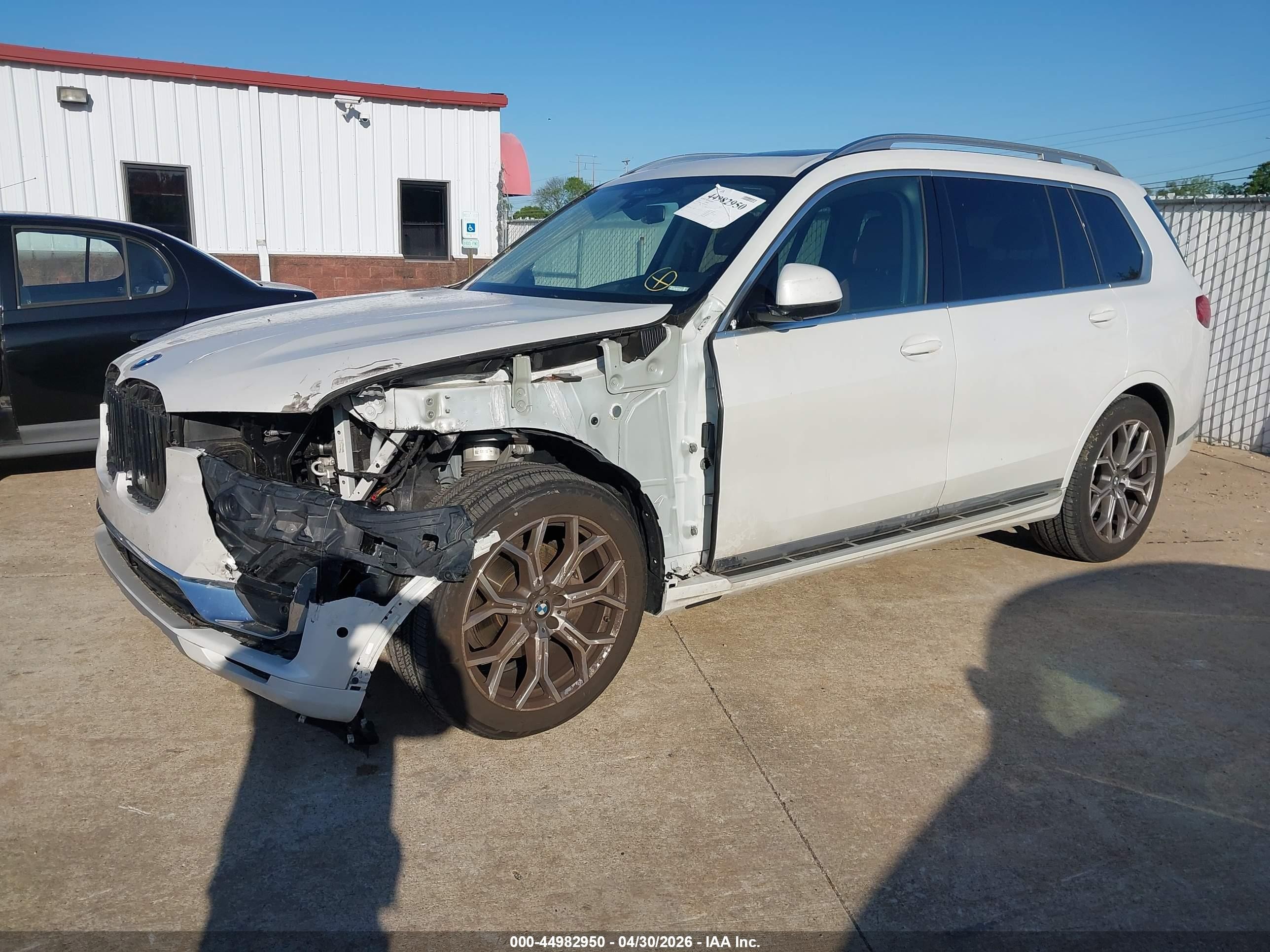 2022 Bmw X7 Xdrive40i White vin: 5UXCW2C08N9N07054