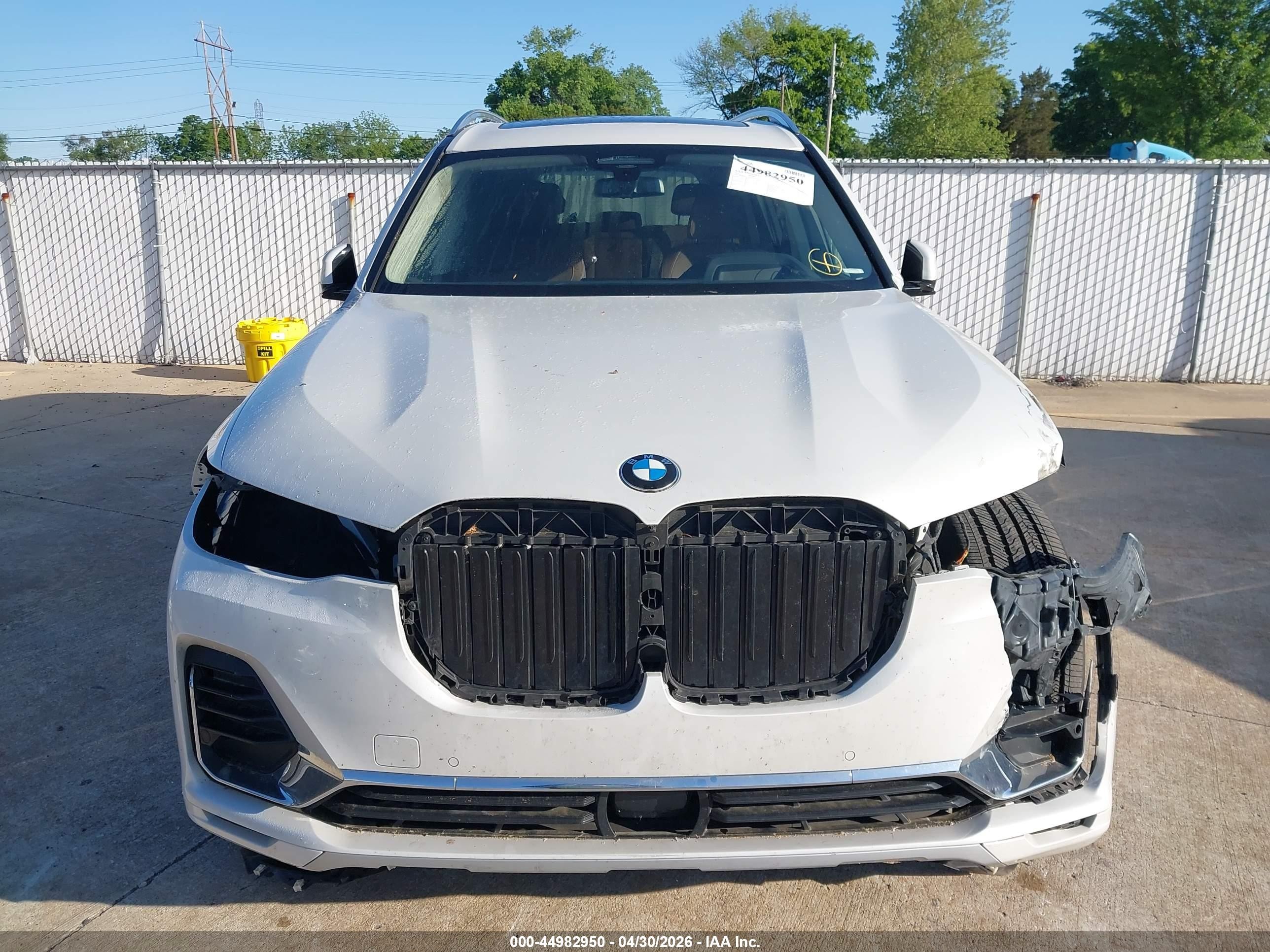 2022 Bmw X7 Xdrive40i White vin: 5UXCW2C08N9N07054