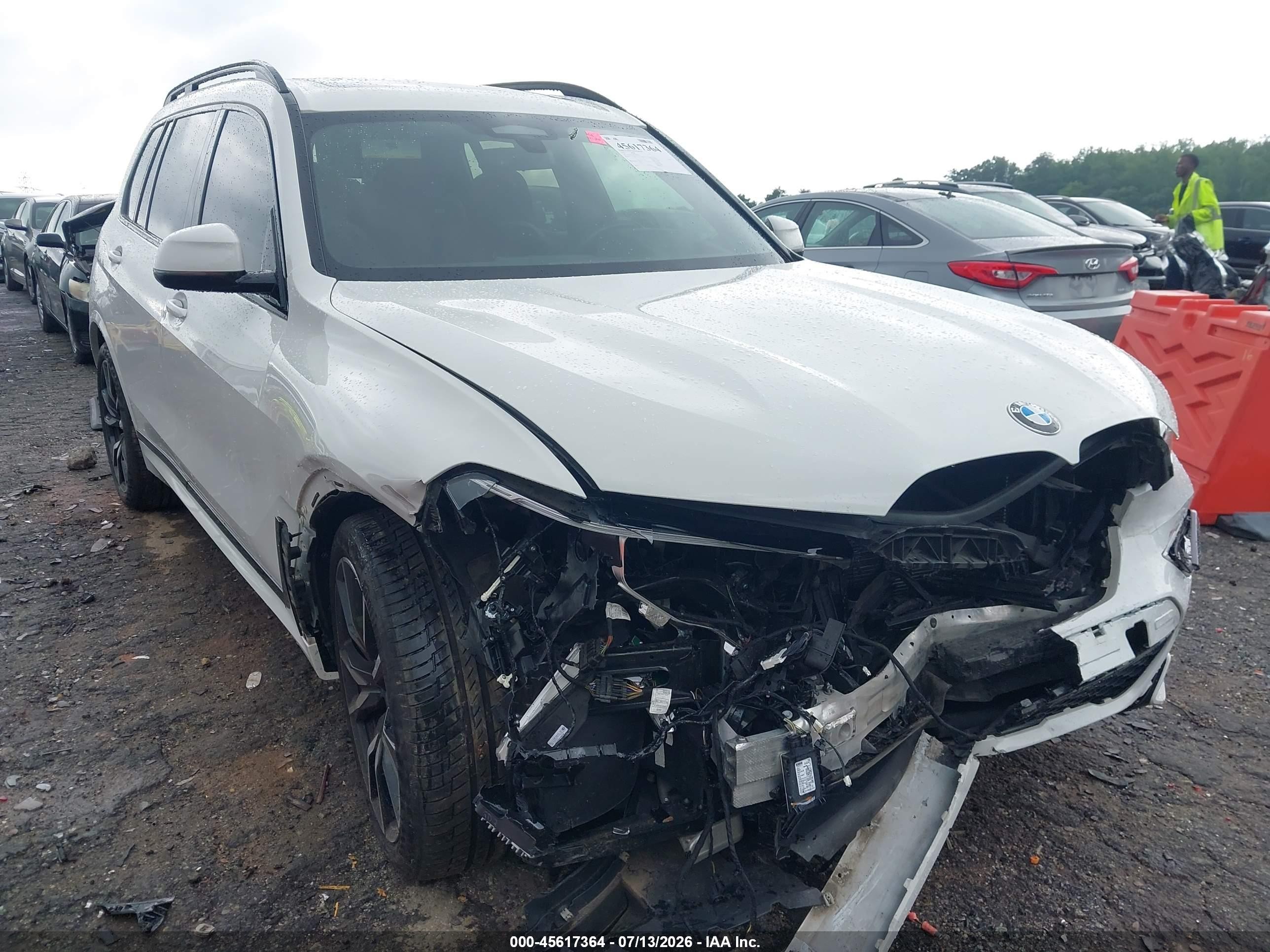 2022 Bmw X7 Xdrive40i White vin: 5UXCW2C0XN9N04317