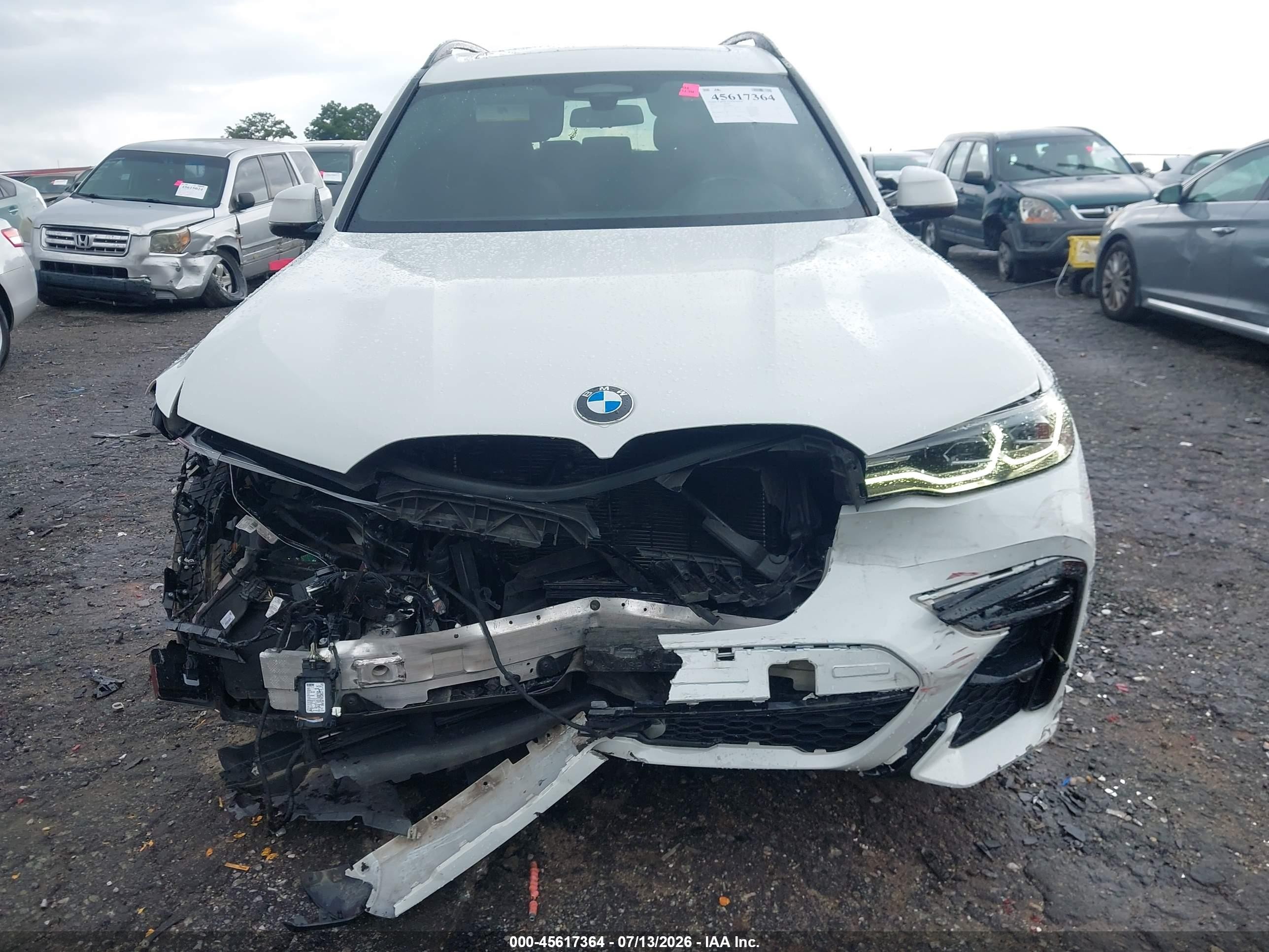 2022 Bmw X7 Xdrive40i White vin: 5UXCW2C0XN9N04317