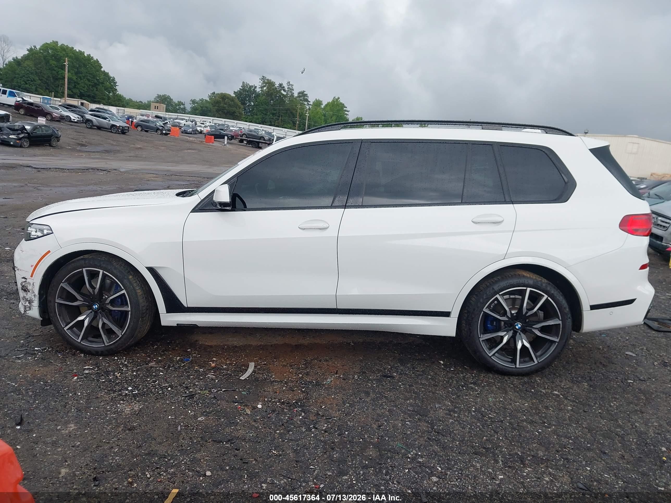 2022 Bmw X7 Xdrive40i White vin: 5UXCW2C0XN9N04317