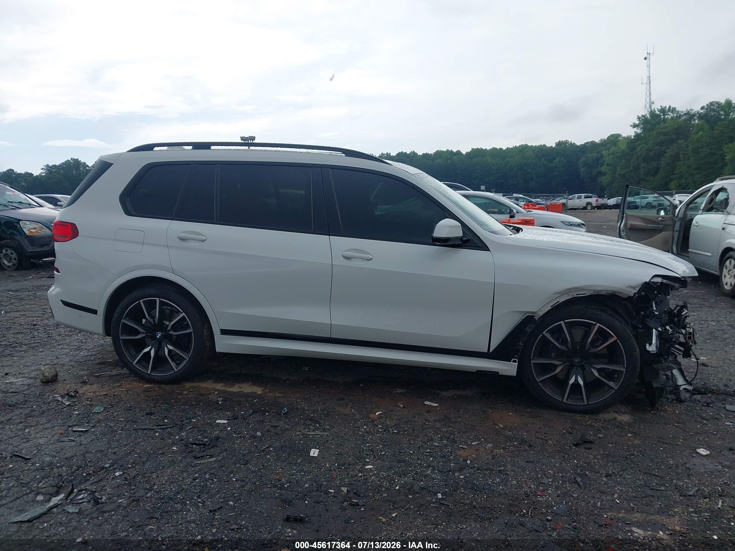 2022 Bmw X7 Xdrive40i White vin: 5UXCW2C0XN9N04317