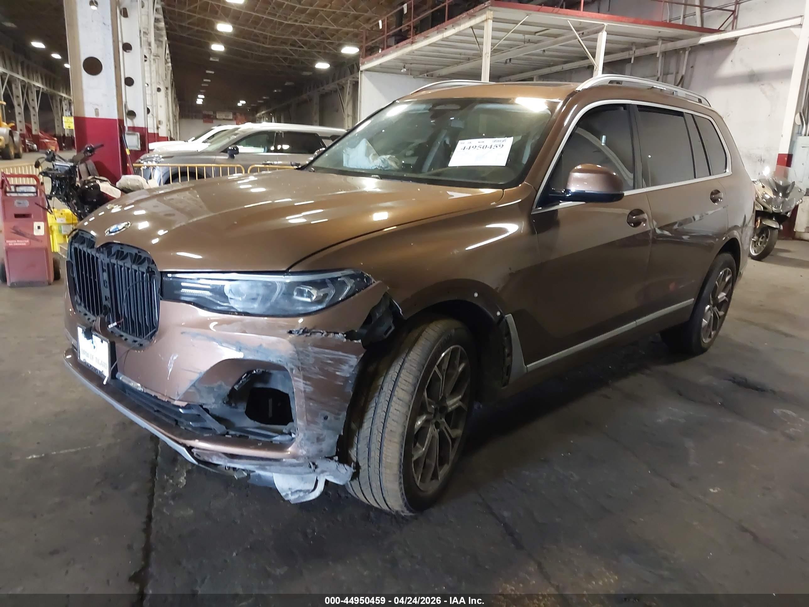 2019 Bmw X7 Xdrive40i Коричневый vin: 5UXCW2C54KLB43437
