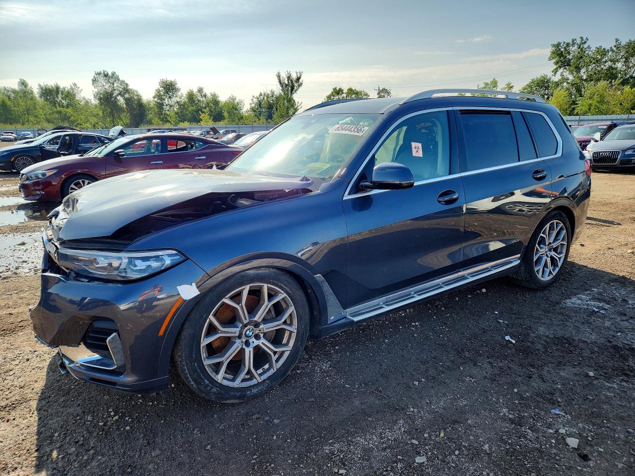 2019 Bmw X7 Xdrive40i Gray vin: 5UXCW2C55KL089580