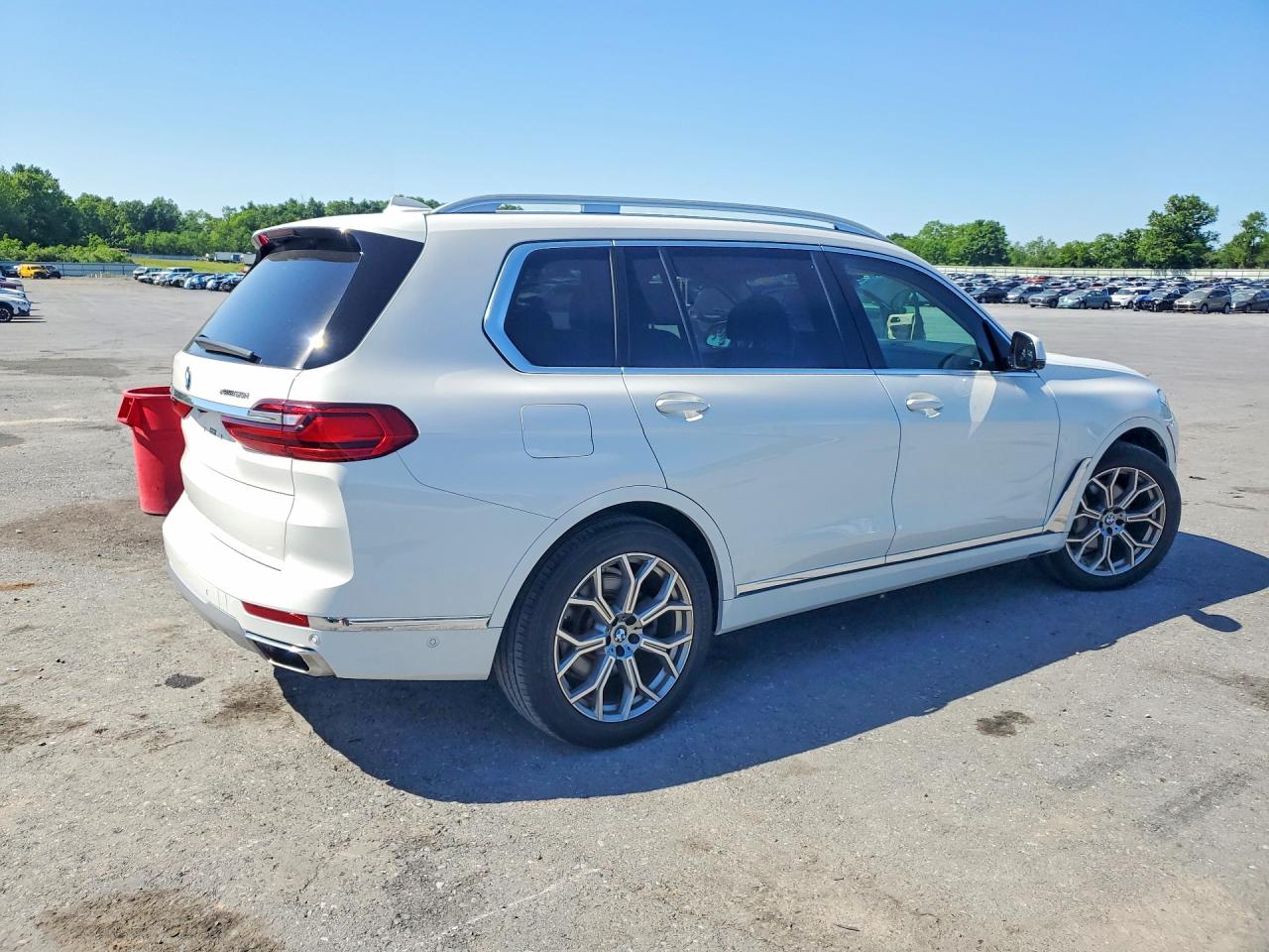 2019 Bmw X7 Xdrive50i White vin: 5UXCX4C53KLS36228