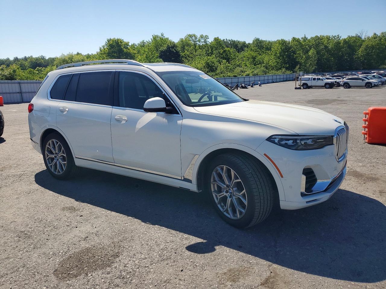 2019 Bmw X7 Xdrive50i White vin: 5UXCX4C53KLS36228