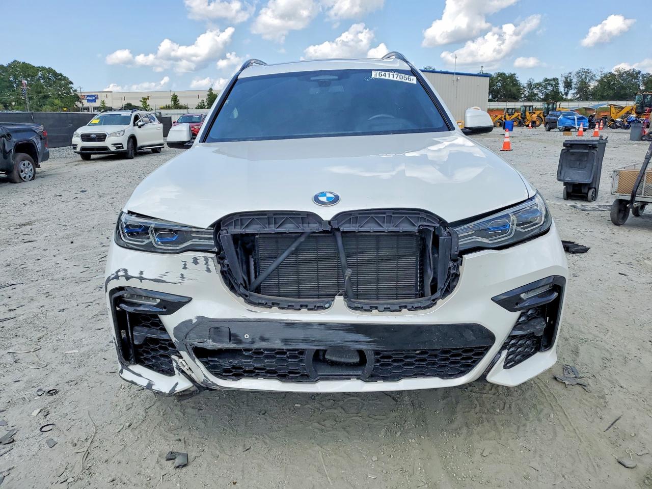 2022 Bmw X7 M50i White vin: 5UXCX6C01N9J96331