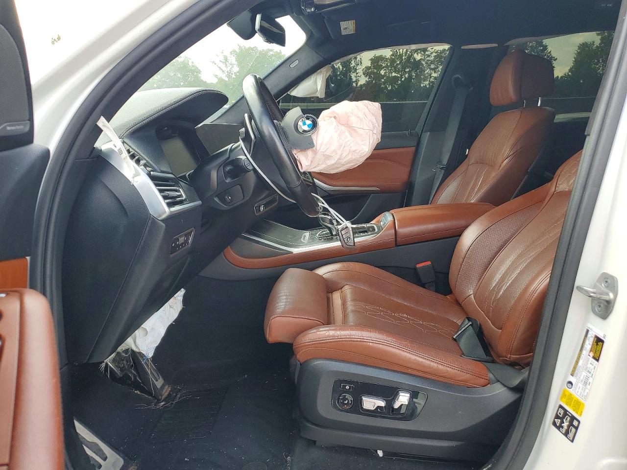 2022 Bmw X7 M50i White vin: 5UXCX6C01N9J96331