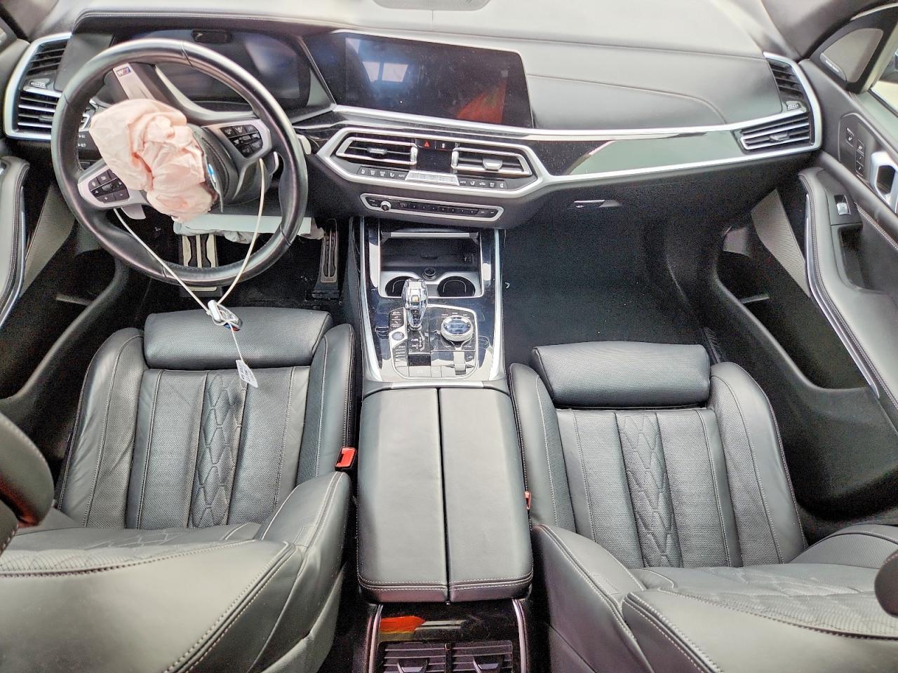 2021 Bmw X7 M50i Серый vin: 5UXCX6C02M9F85108