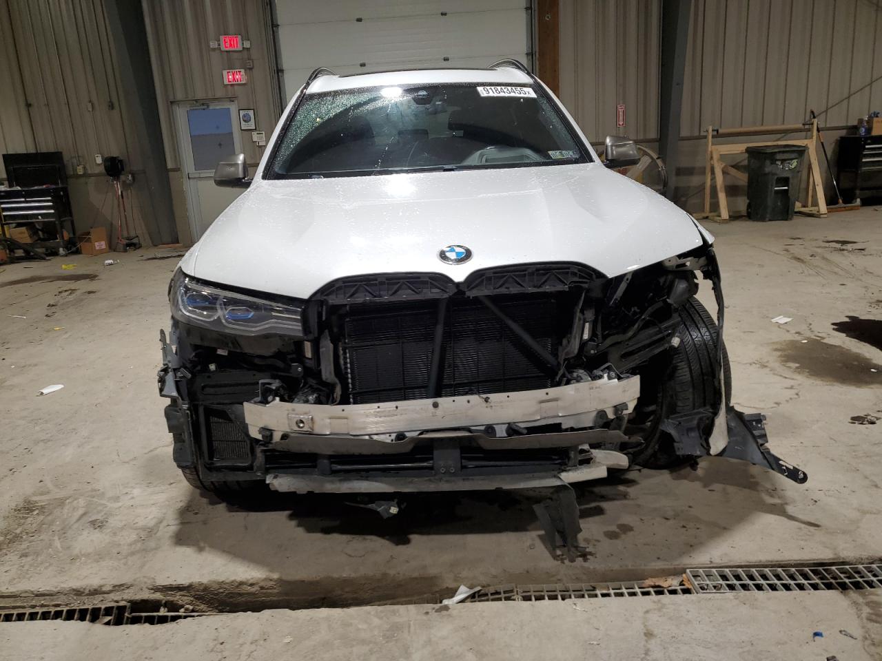 2022 Bmw X7 M50i White vin: 5UXCX6C03N9K57484