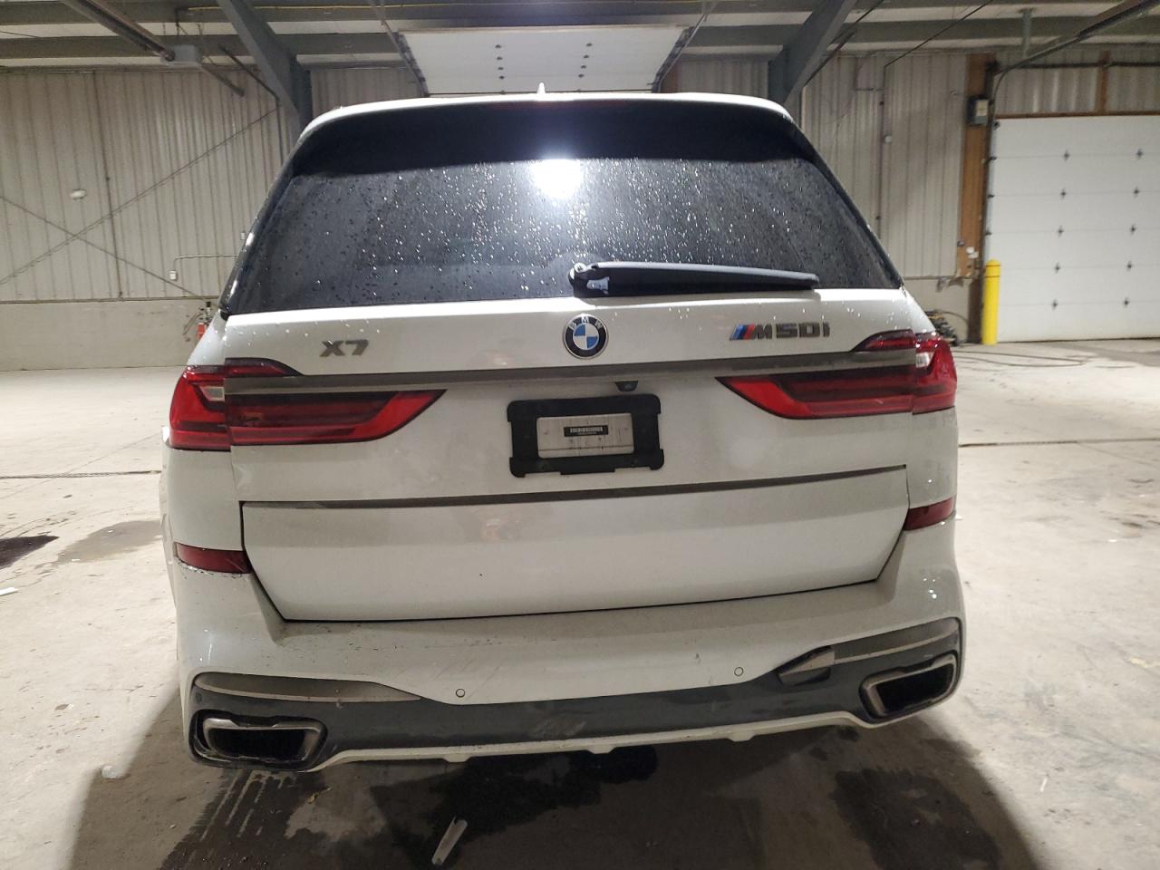 2022 Bmw X7 M50i White vin: 5UXCX6C03N9K57484
