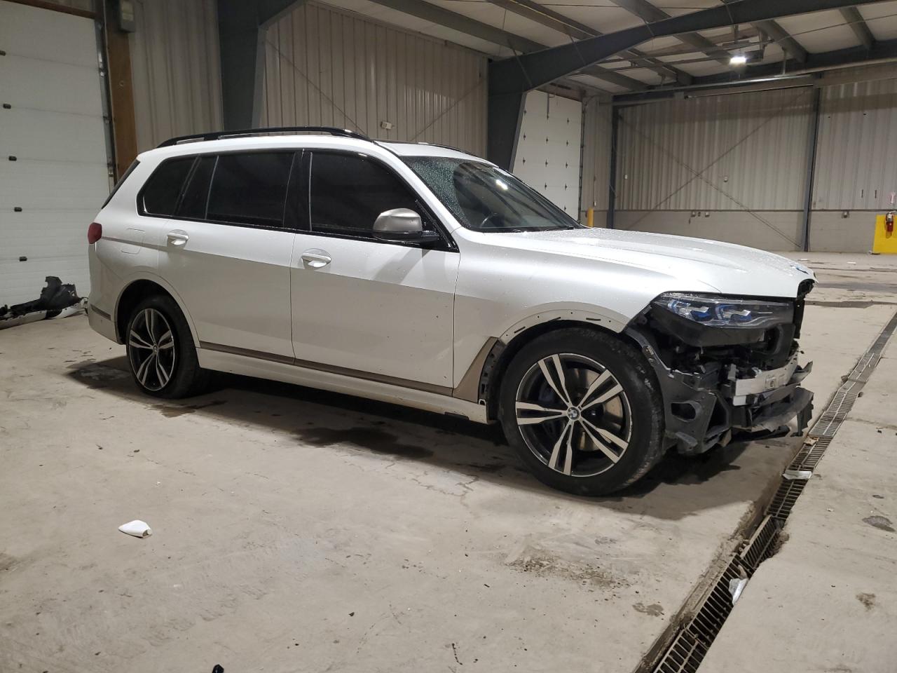 2022 Bmw X7 M50i White vin: 5UXCX6C03N9K57484