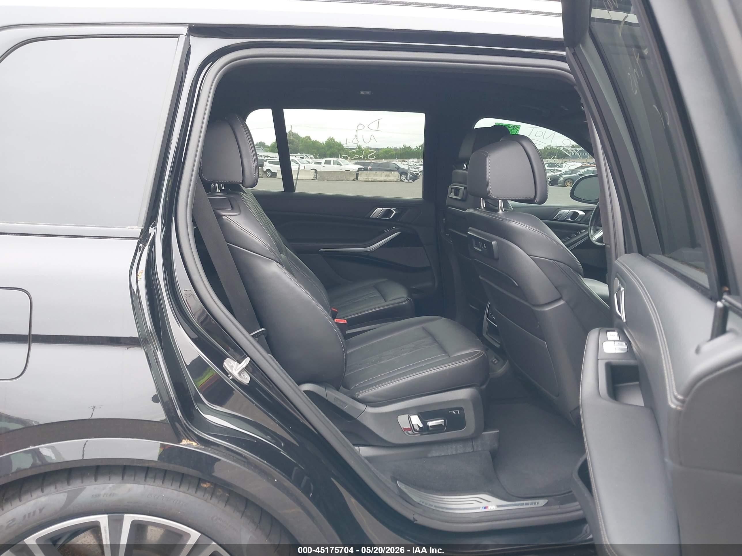 2021 Bmw X7 M50i Black vin: 5UXCX6C0XM9D74321