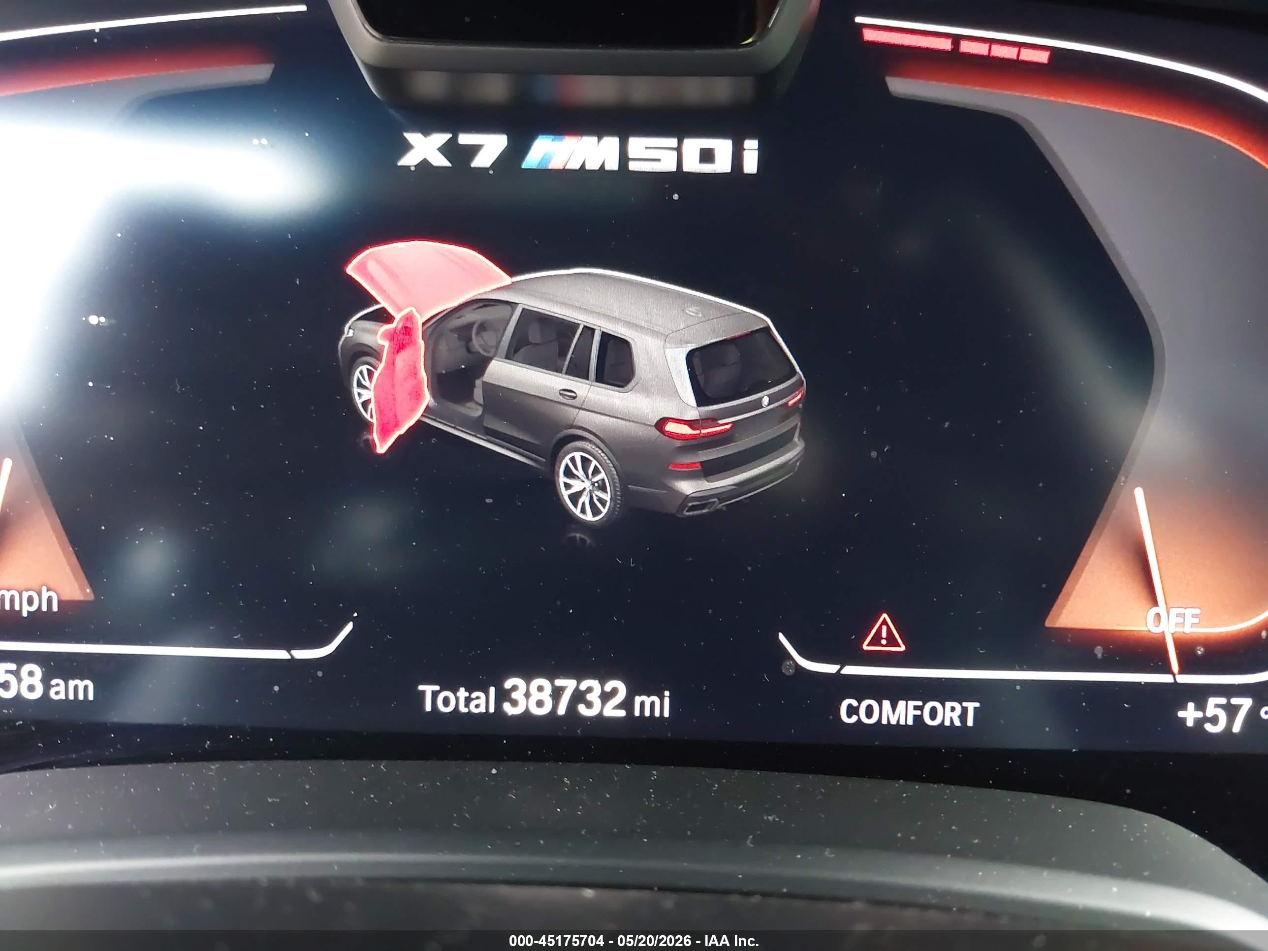 2021 Bmw X7 M50i Black vin: 5UXCX6C0XM9D74321