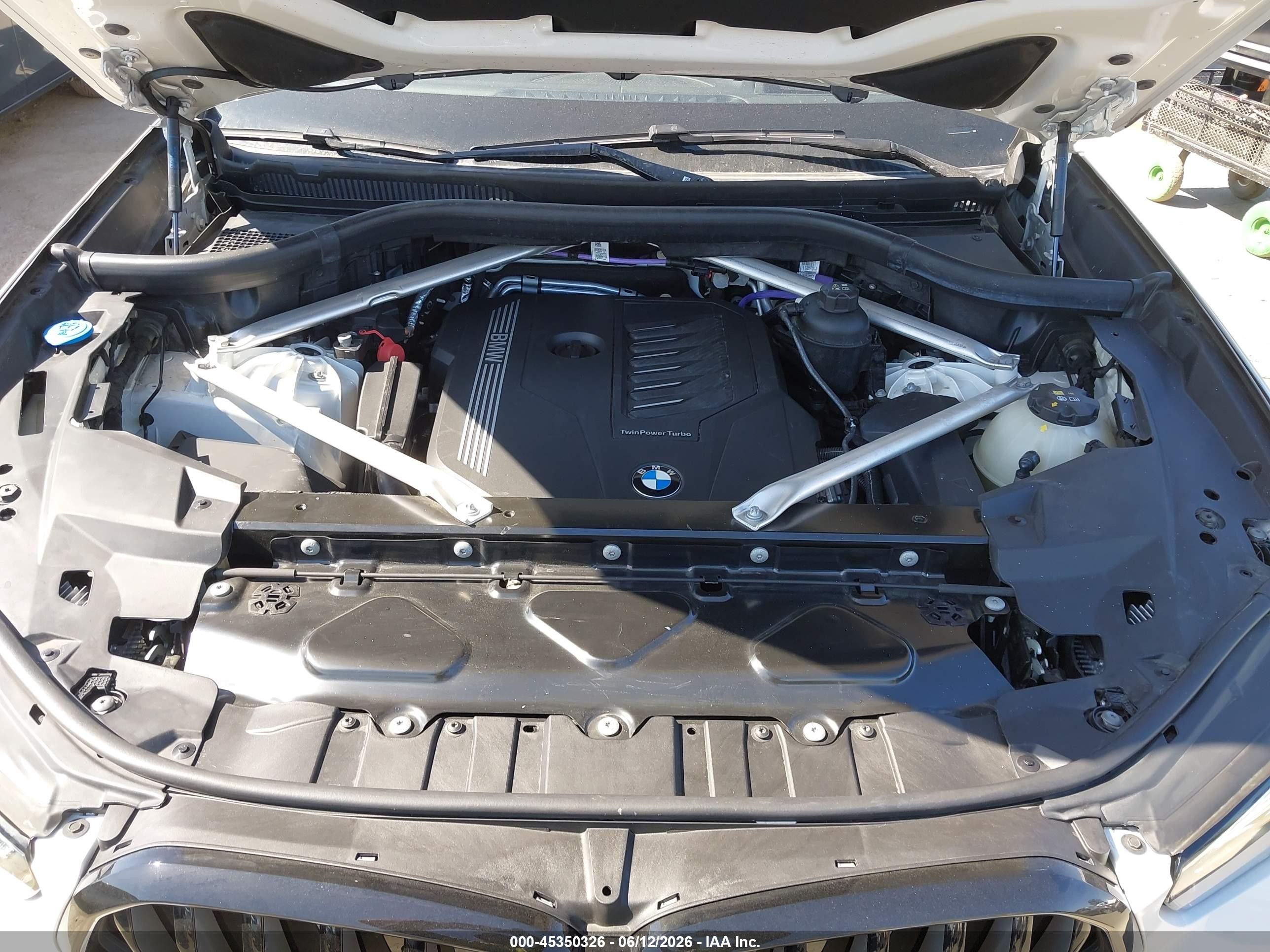 2023 Bmw X6 Xdrive40i White vin: 5UXCY6C03P9R26675