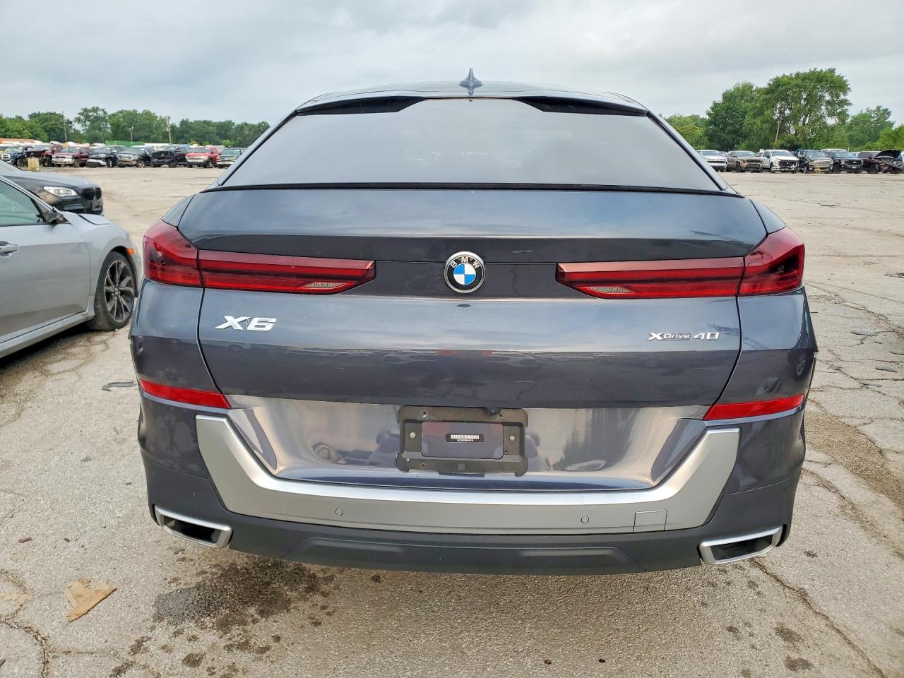 2022 Bmw X6 Xdrive40i Charcoal vin: 5UXCY6C05N9J68710