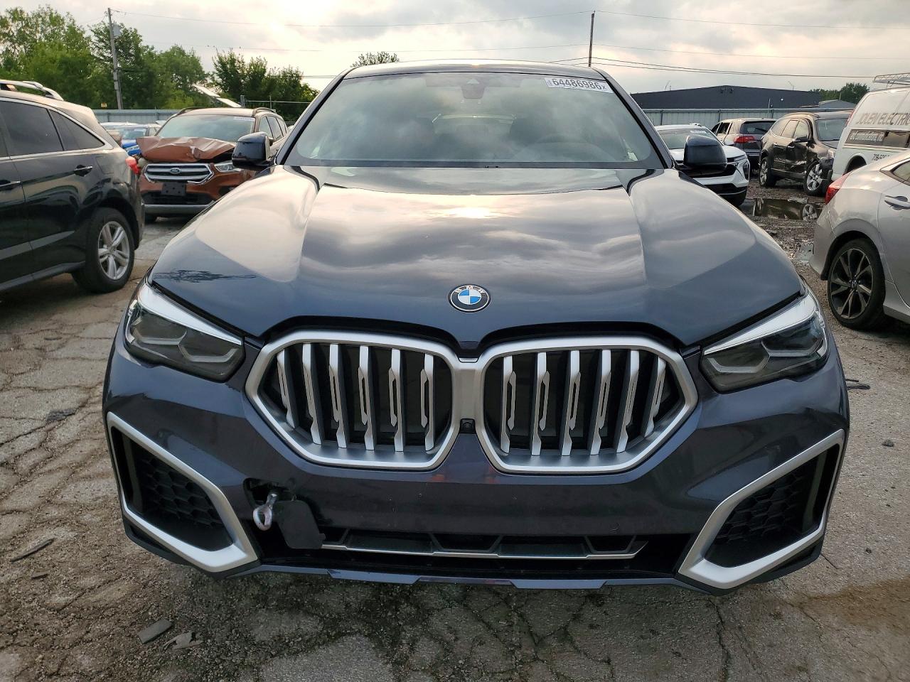 2022 Bmw X6 Xdrive40i Charcoal vin: 5UXCY6C05N9J68710
