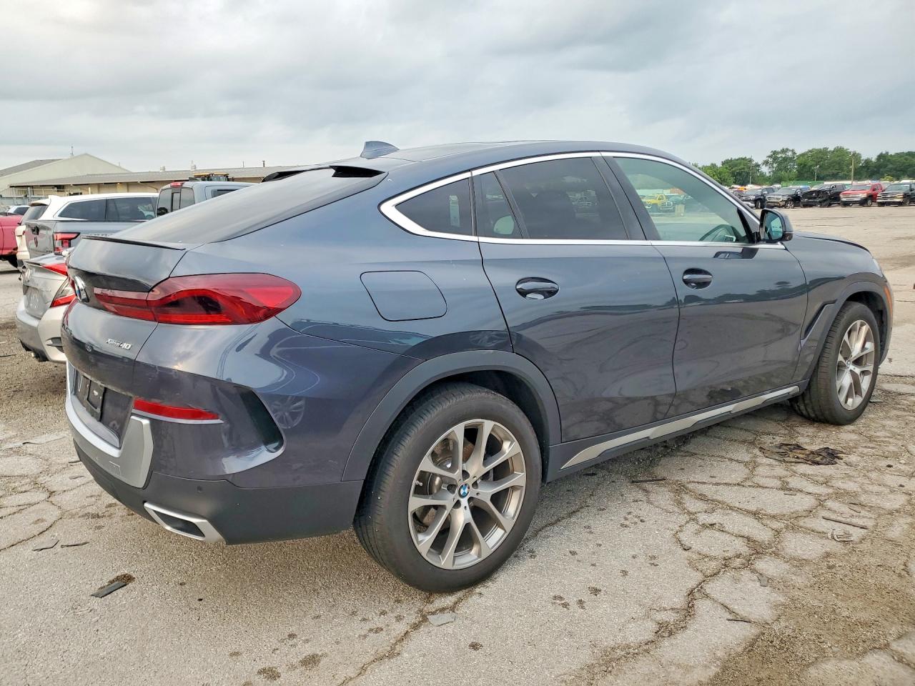 2022 Bmw X6 Xdrive40i Charcoal vin: 5UXCY6C05N9J68710