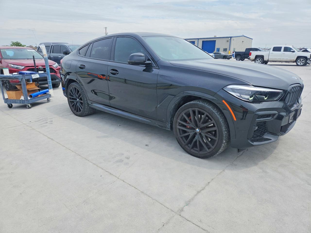 2023 Bmw X6 Xdrive40i Black vin: 5UXCY6C08P9S07034