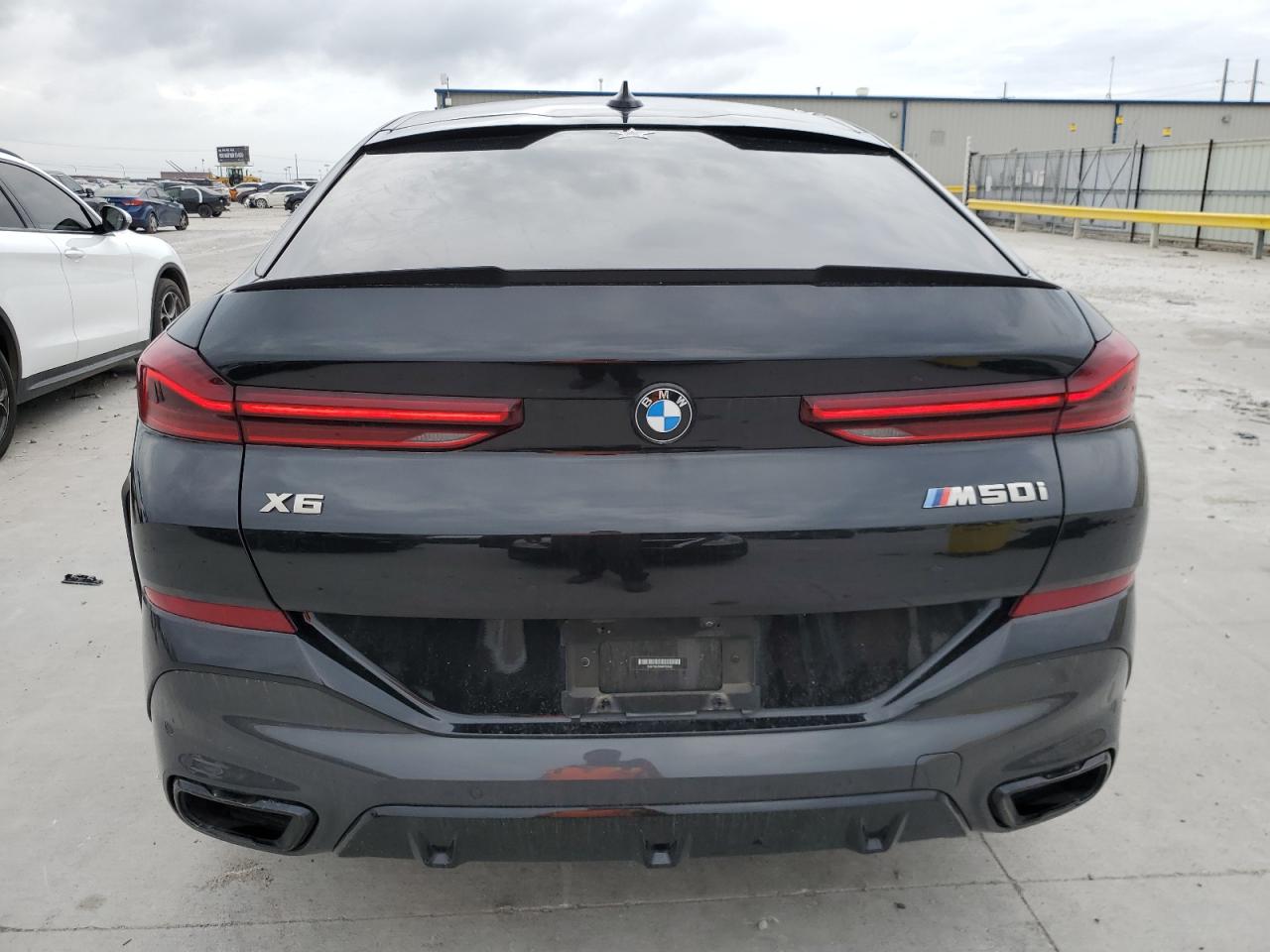 2021 Bmw X6 M50i Black vin: 5UXCY8C02M9H53628