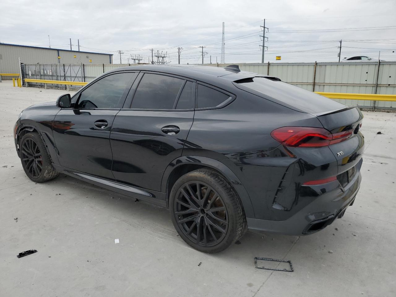 2021 Bmw X6 M50i Black vin: 5UXCY8C02M9H53628