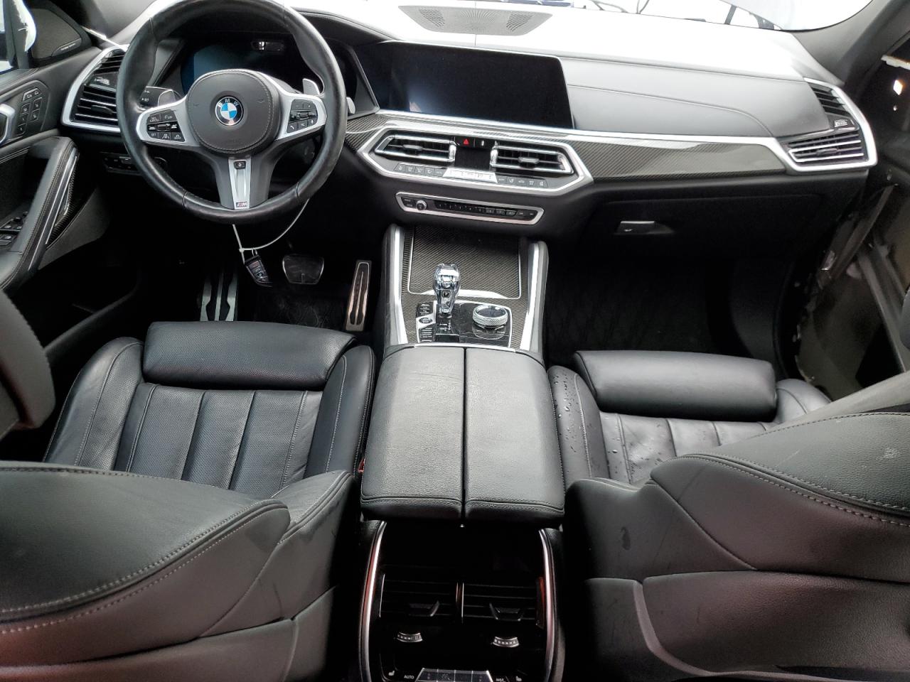 2021 Bmw X6 M50i Black vin: 5UXCY8C02M9H53628