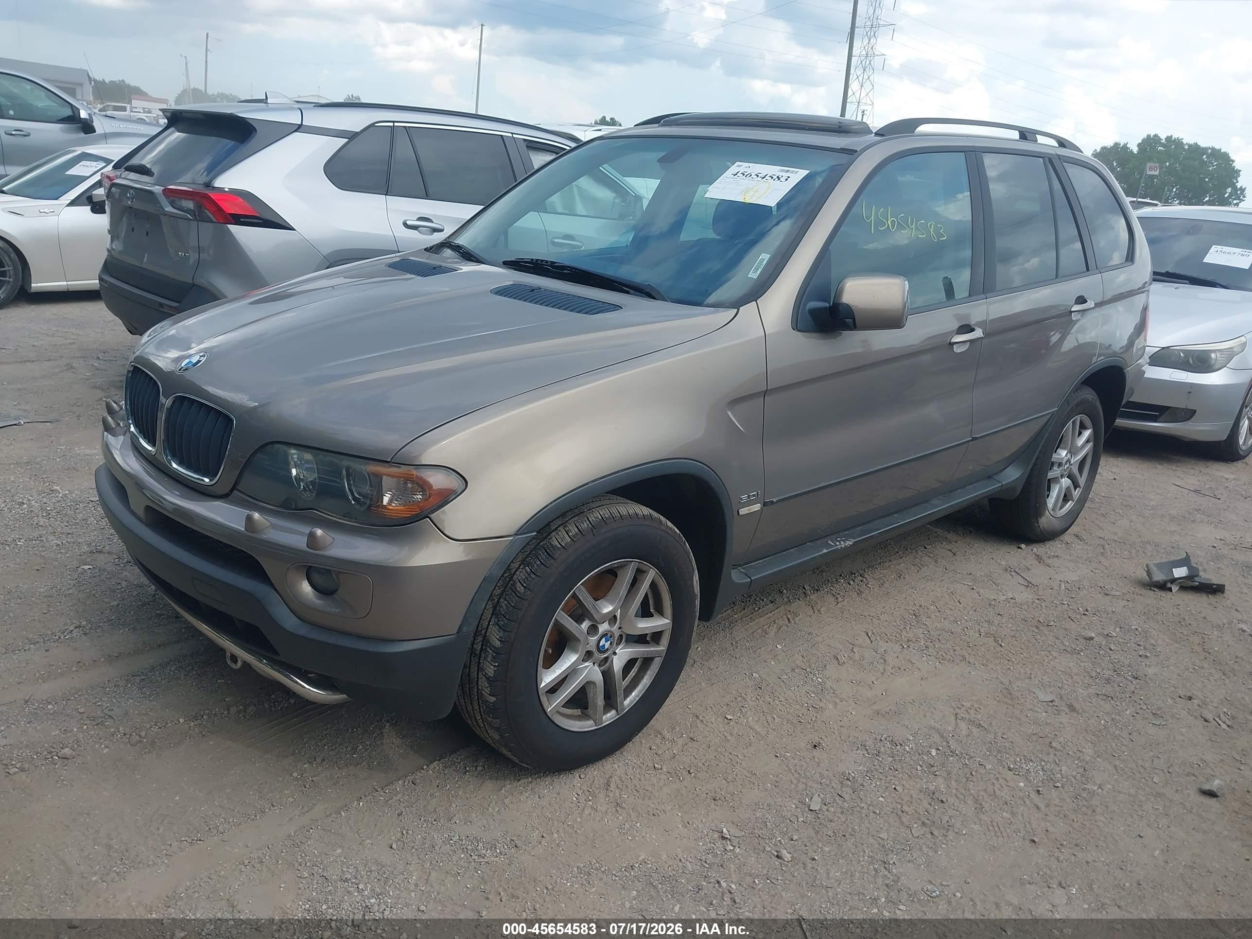 2004 Bmw X5 3.0i Желто-коричневый vin: 5UXFA13504LU28478