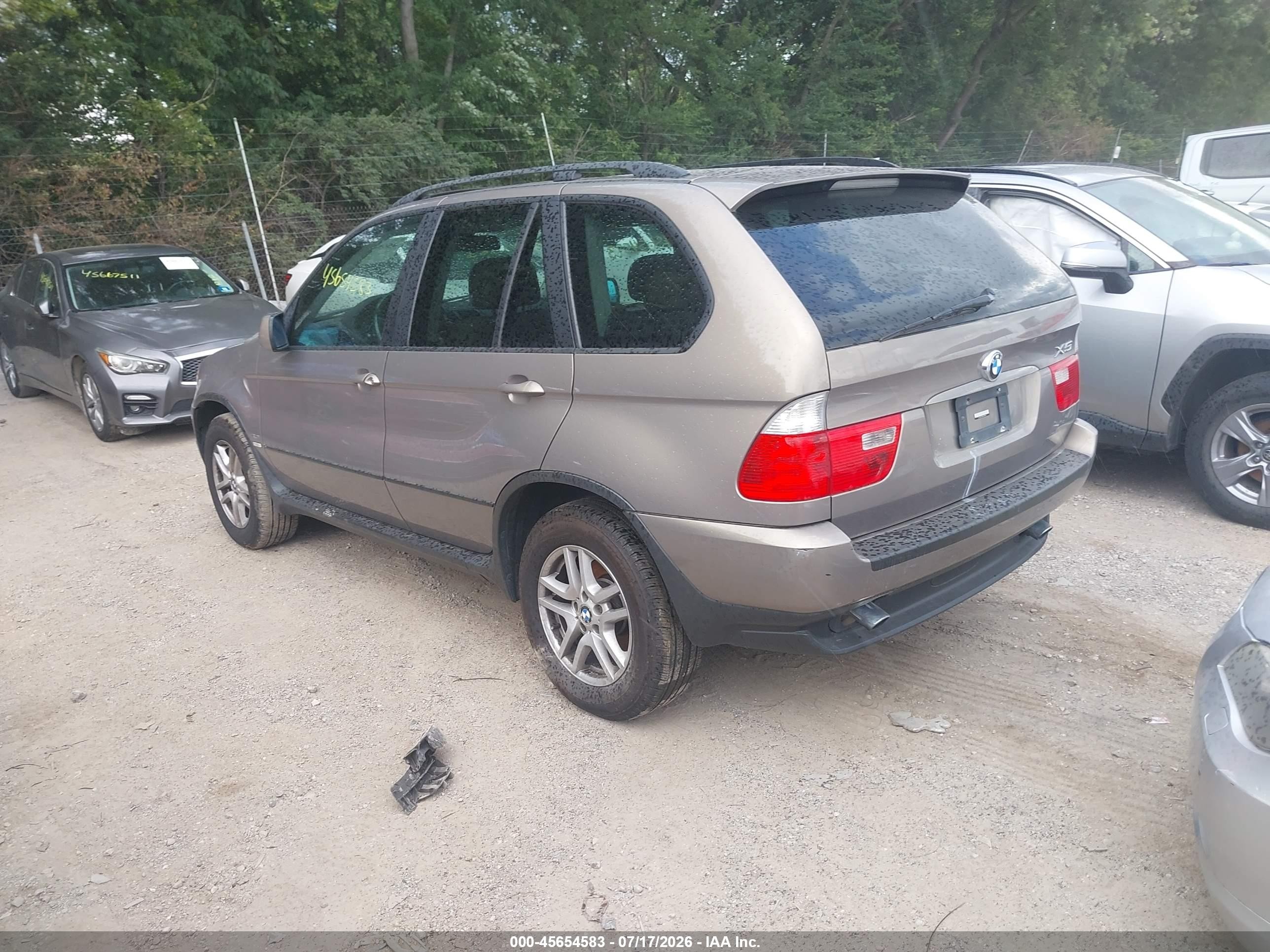 2004 Bmw X5 3.0i Желто-коричневый vin: 5UXFA13504LU28478