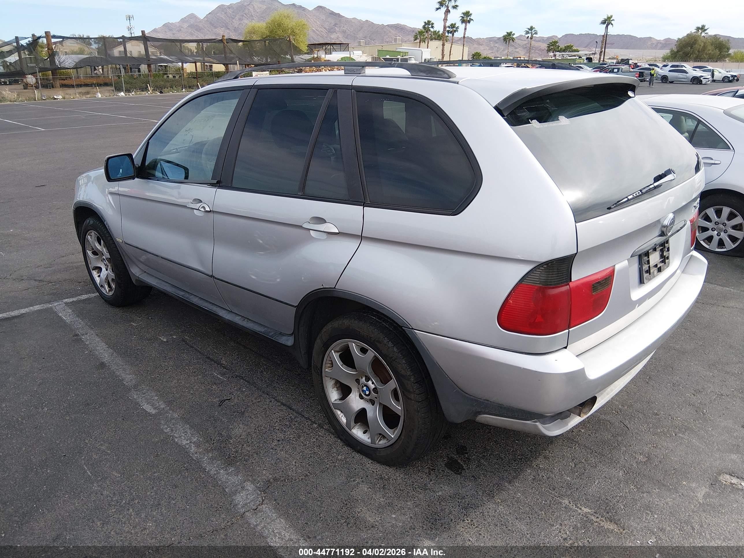 2004 Bmw X5 3.0i Silver vin: 5UXFA13504LU32224
